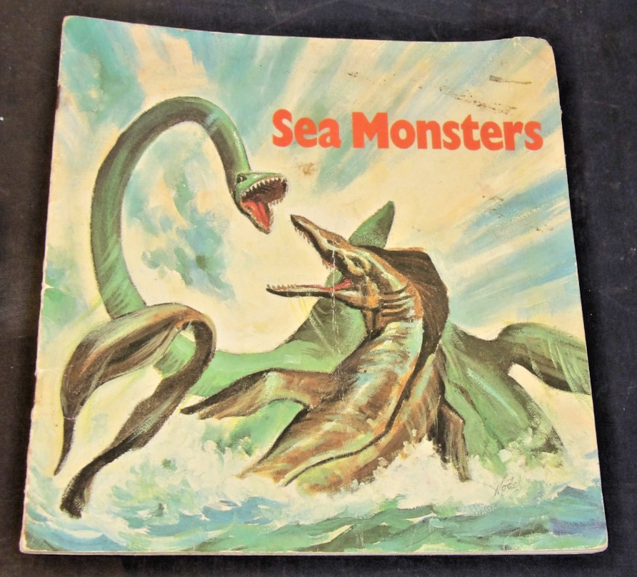 Sea Monsters Ancient Reptiles That Ruled the Sea by David Eldridge 1980 Troll