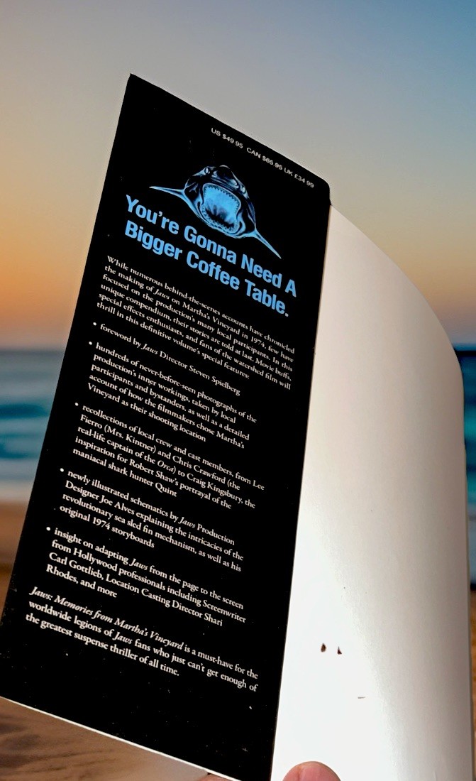 Jaws: Memories from Martha’s Vineyard: Big Paperback -by Taylor Matt – 312 Pages
