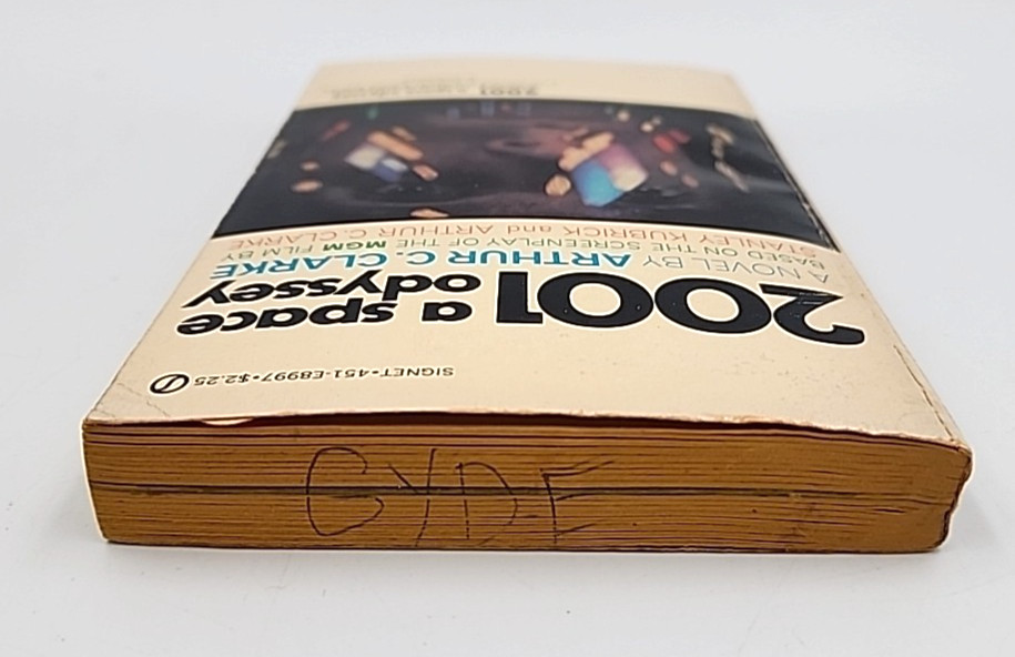 1st edition 1st print July 1968 2001: A Space Odyssey Arthur C. Clarke Signet