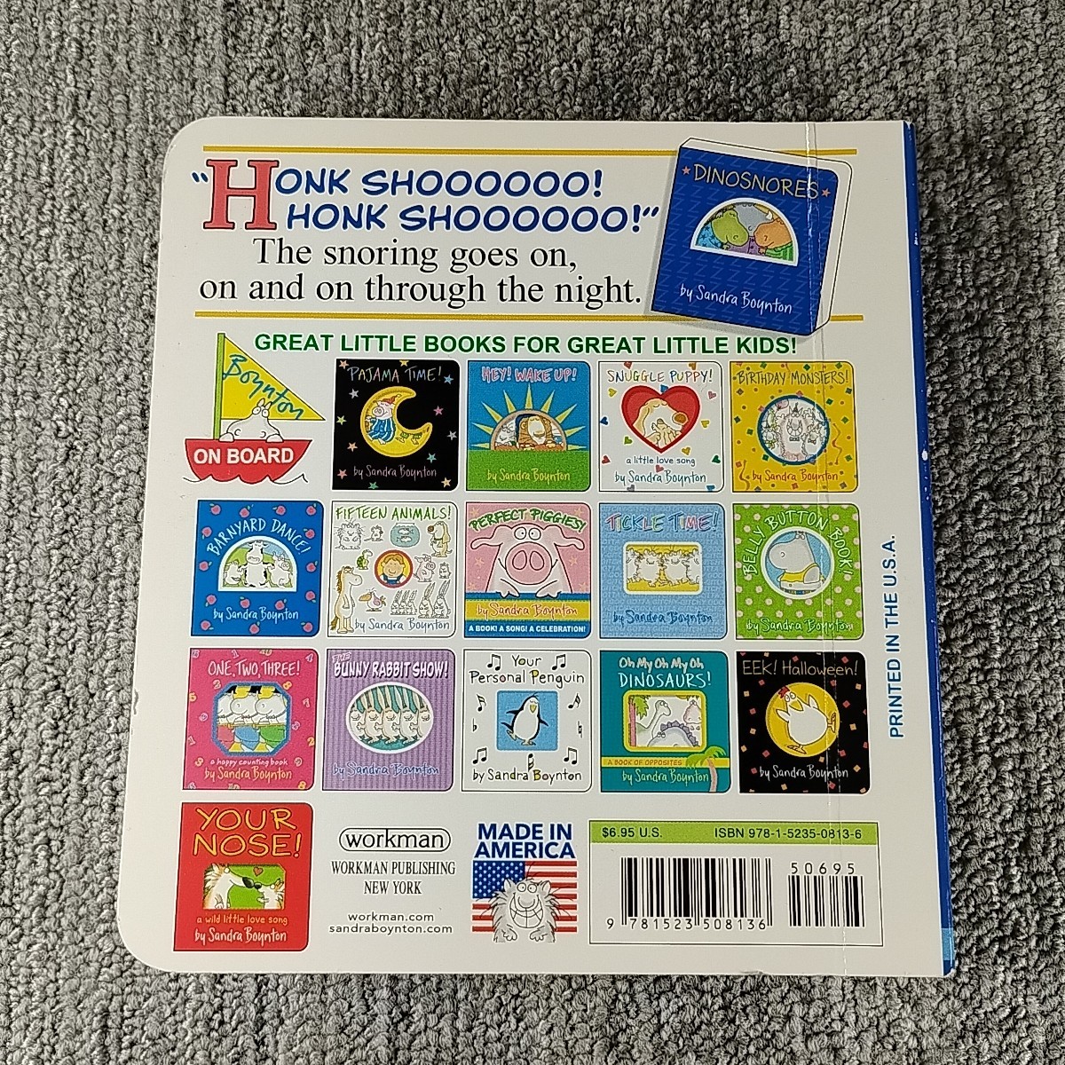 Sandra Boynton Doggies Hippo Duck Horns Moo Baa Dinosaur Eek 8 Board Book Lot