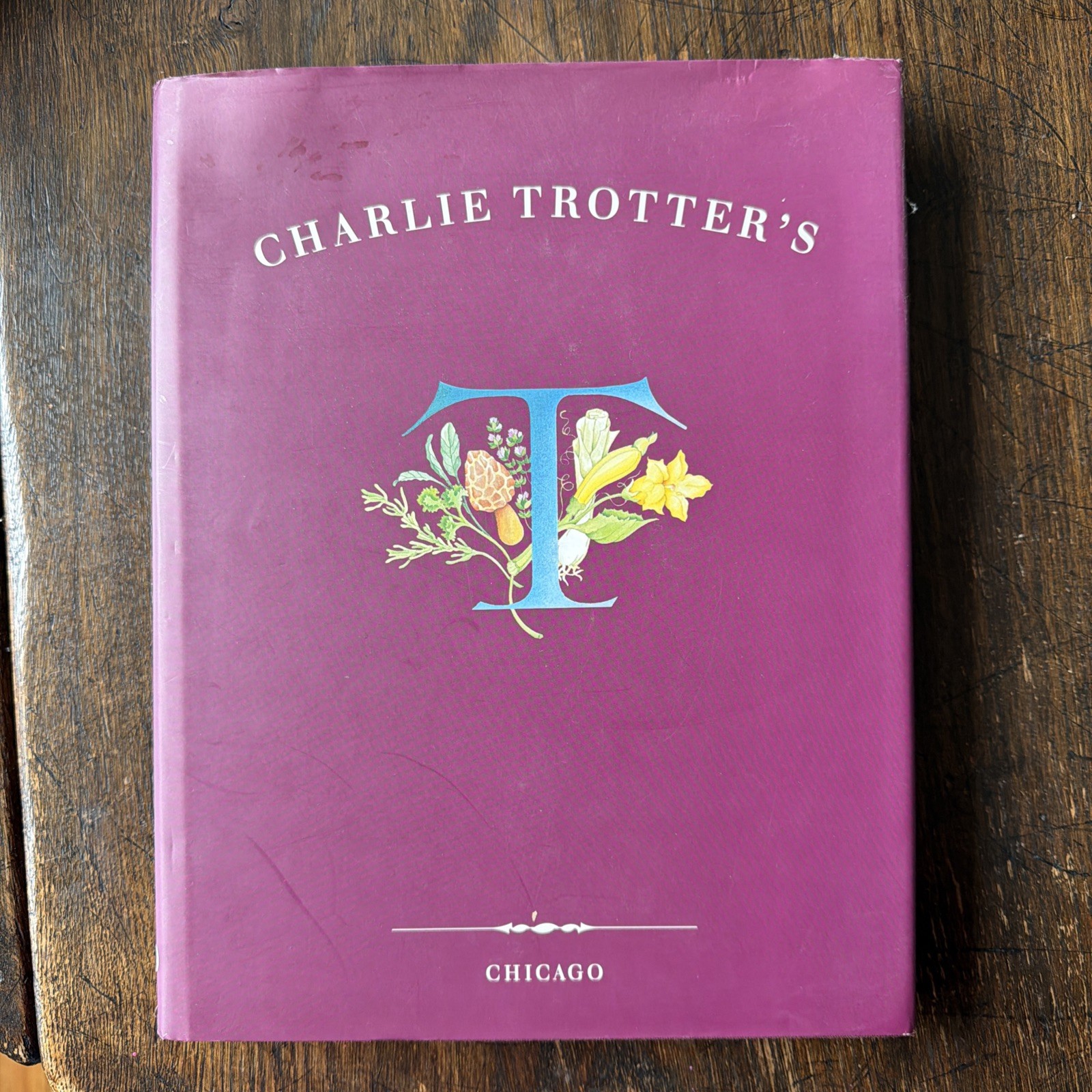 Vintage 1994 Charlie Trotter’s Cookbook Chicago Hardcover Ten Speed Press