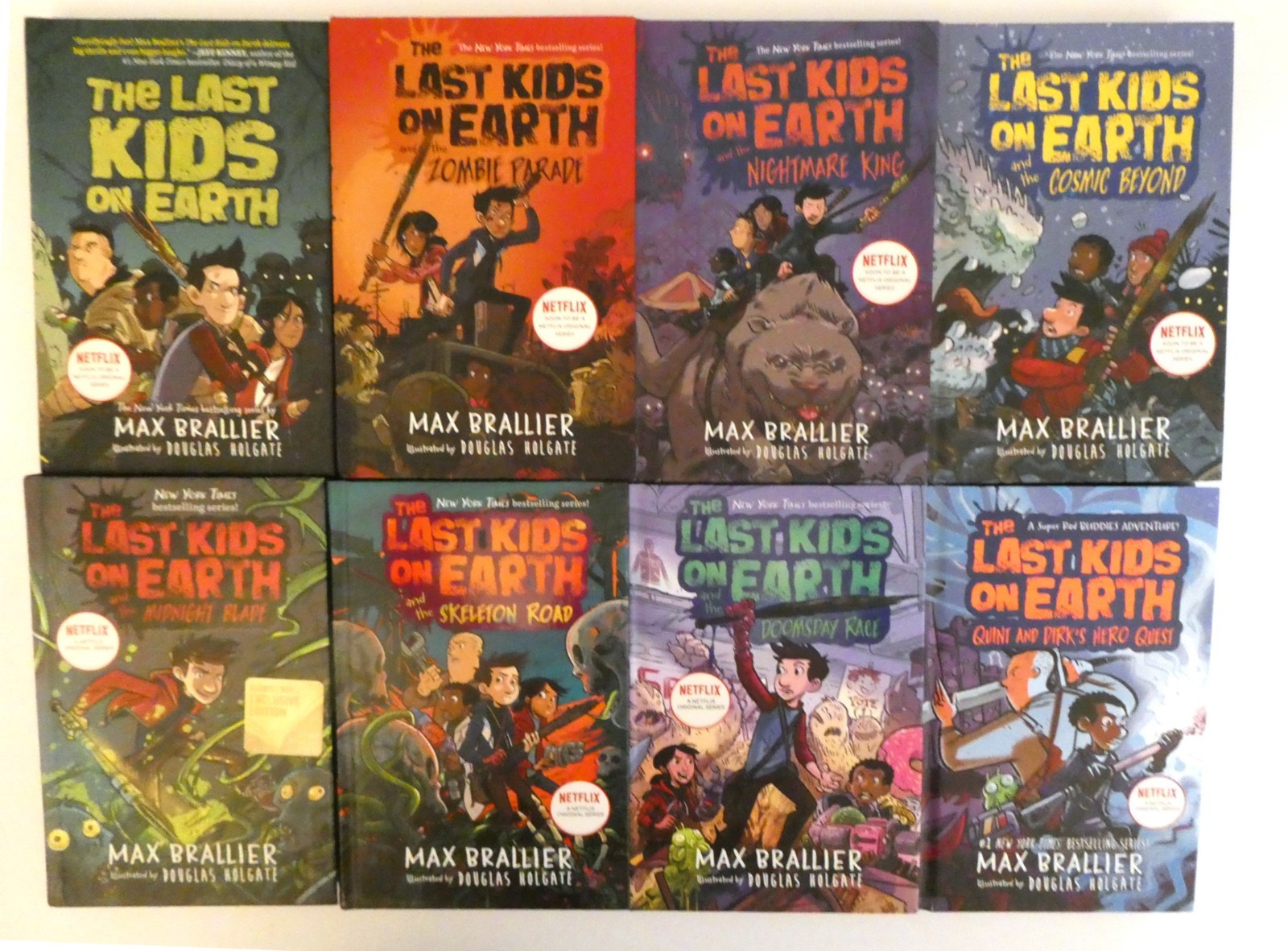 The Last Kids on Earth Lot of 8 Vol. 1-7.5 Max Brallier HB