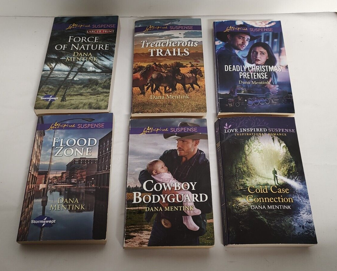Love Inspired Suspense Dana Mentink Lot Of 5 Stormswept Gold Country Cowboys