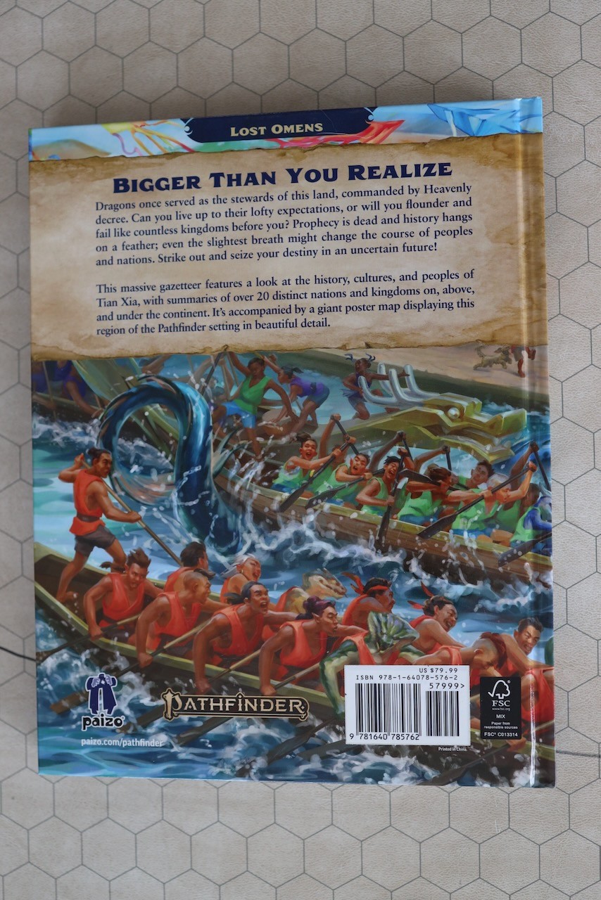 Paizo Pathfinder 2E Lost Omens Tian Xia World Guide NM