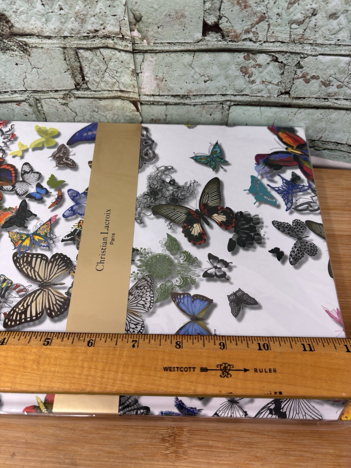 Christian Lacroix BUTTERFLY PARADE A4 Blank Journal Album Gilded Pages NEW