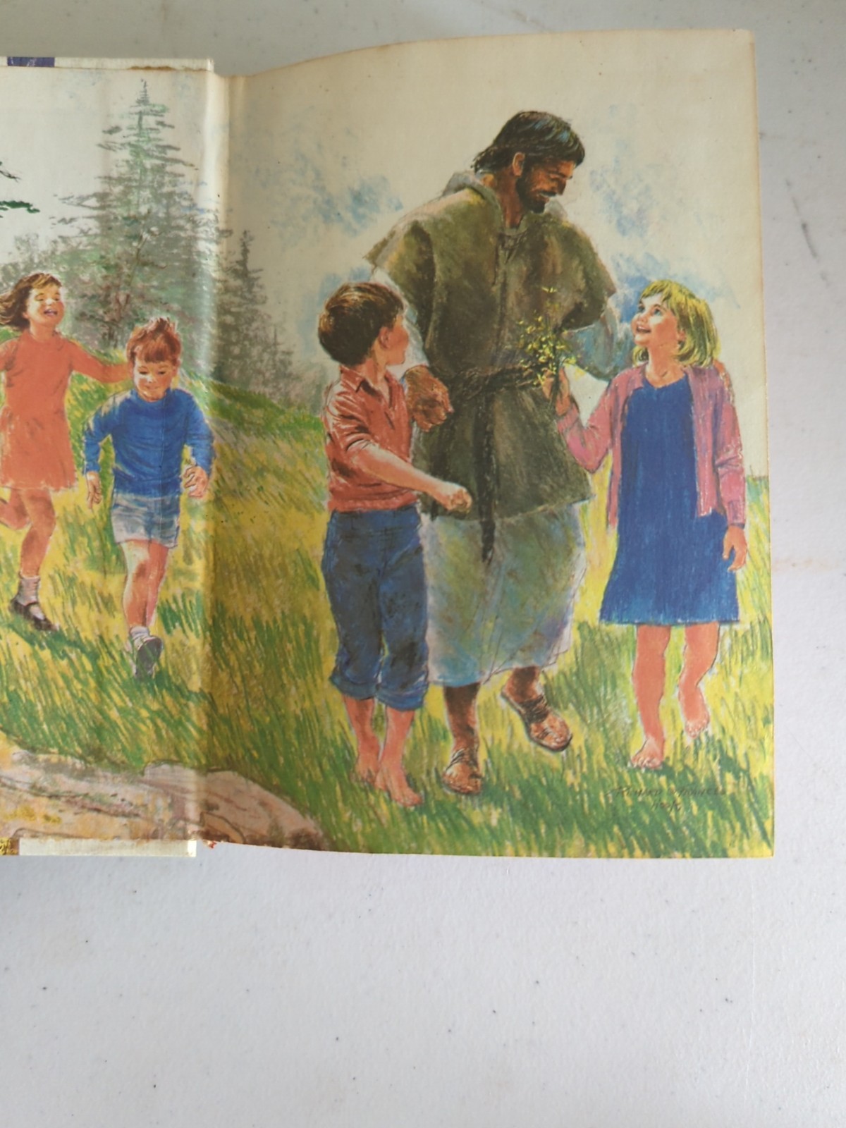 The Children’s Living Bible, Paraphrased 1975 Hardcover VTG Tyndale illustrated