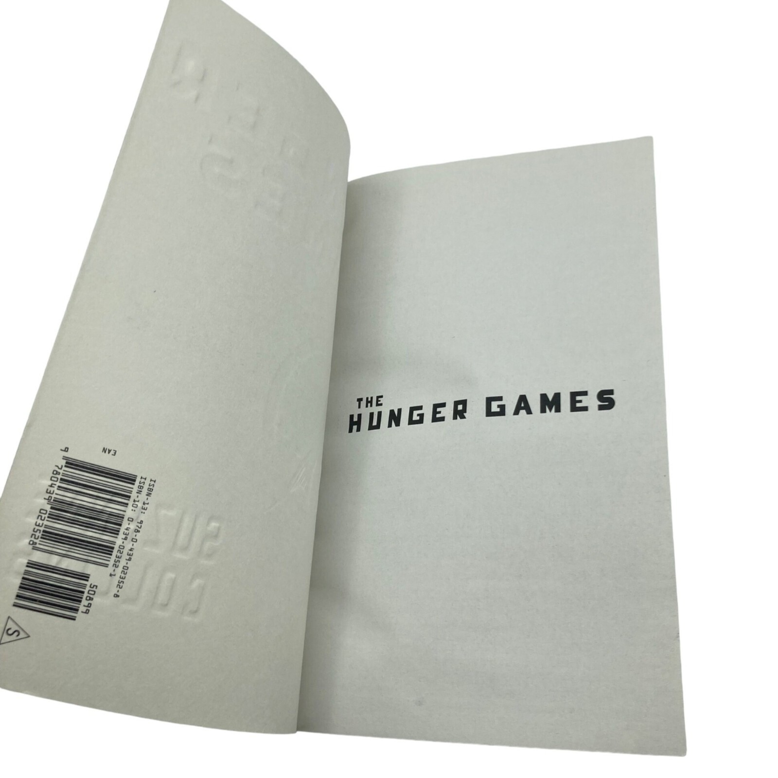 The Hunger Games (Book One) by Suzanne Collins, Scholastic Paperback 2008