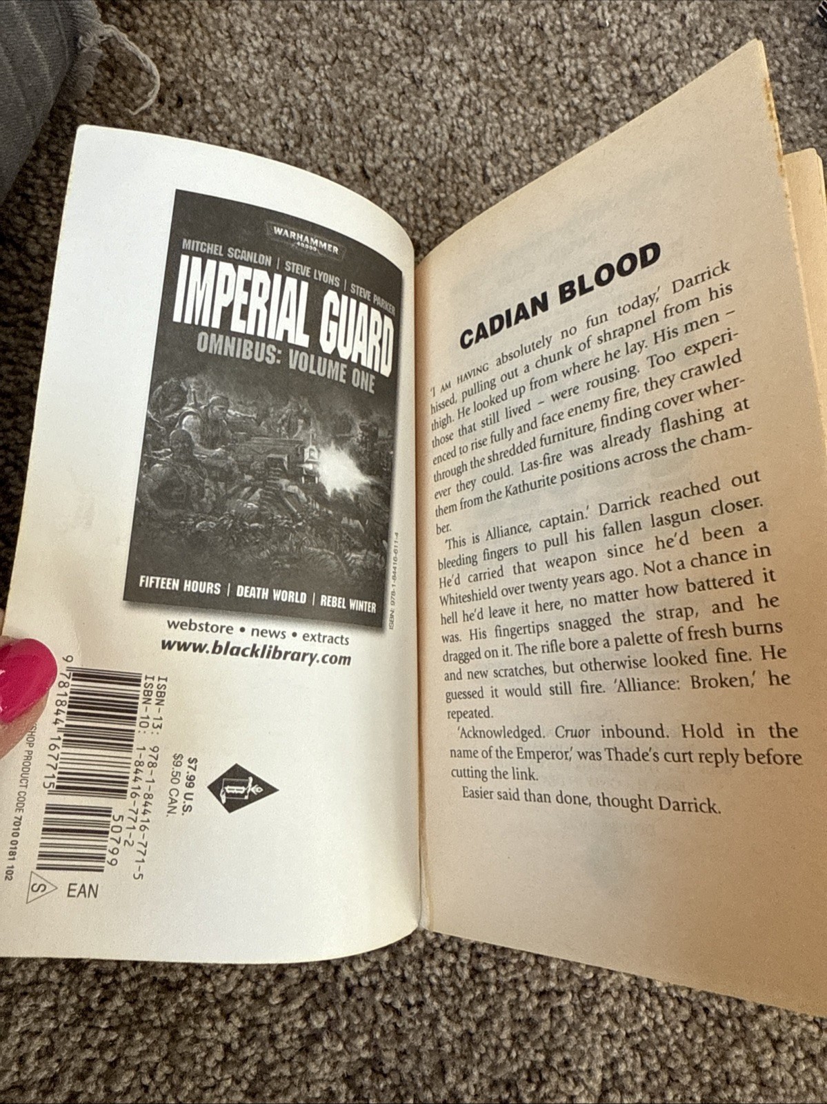 Cadian Blood by Aaron Dembski-Bowden 2009 Black Library Books Warhammer 40K