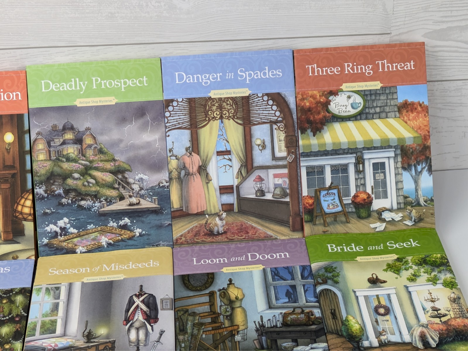 Antique Shop Mysteries Hardcover Lot of 22 Book Set w/Dustcovers GREAT SHAPE!
