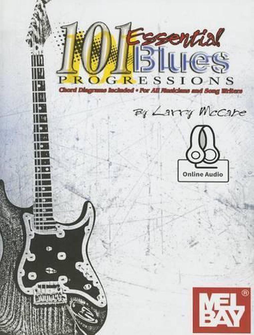 101 Essential Blues Progressions Book: With Online Audio by Larry McCabe (Englis