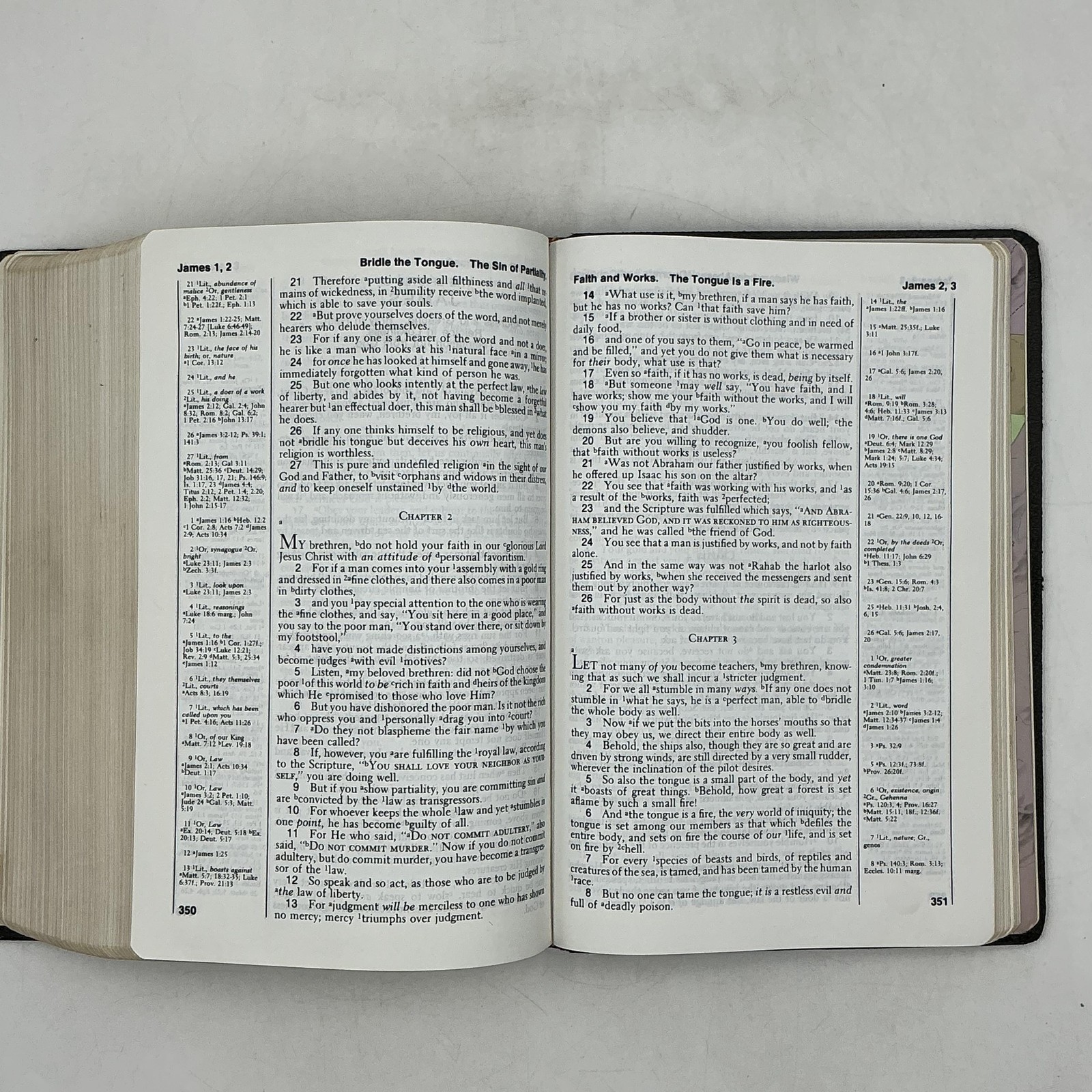 New American Standard Bible Reference Edition Lockman 1973 Morocco Leather