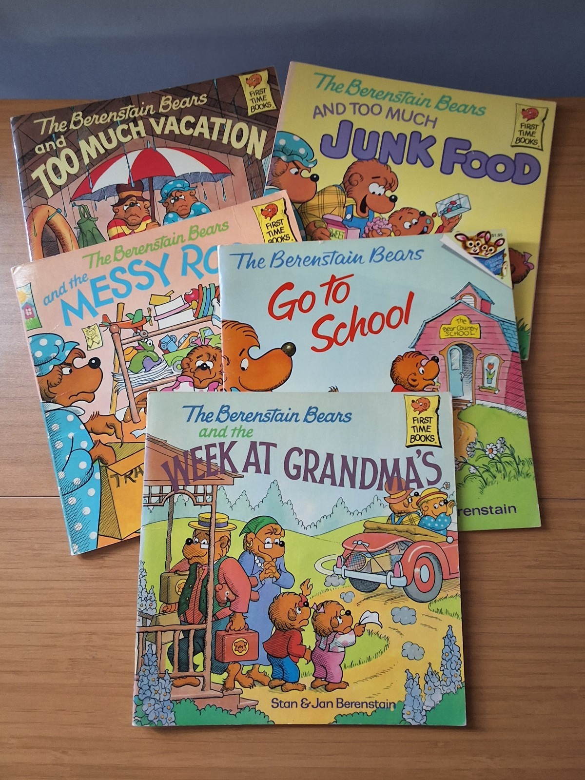 Vintage Variety Set Of Bernstein Bears Books. Lot Of 5
