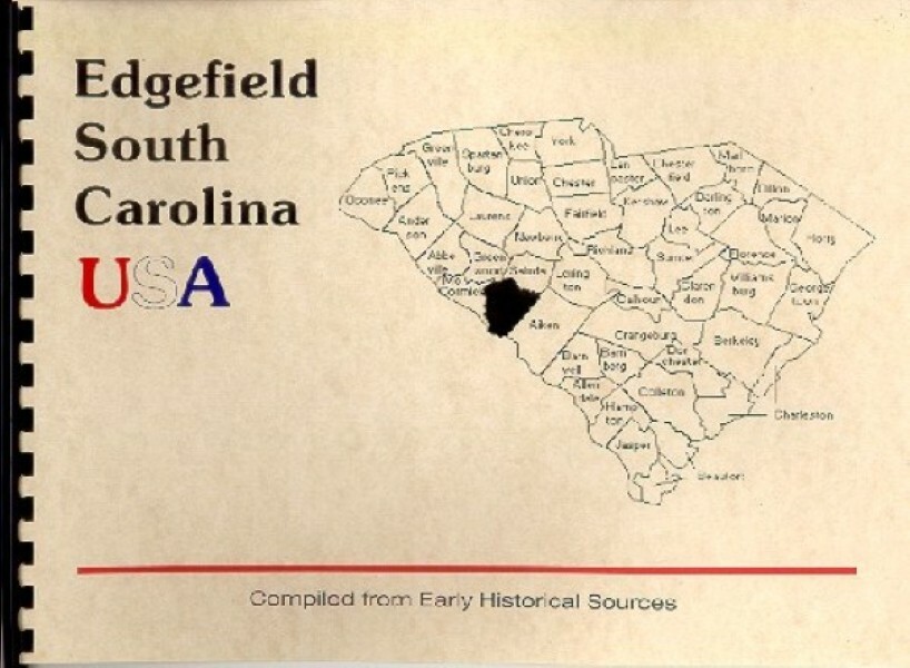 Chapman’s 1897 History of Edgefield County South Carolina North Augusta SC New