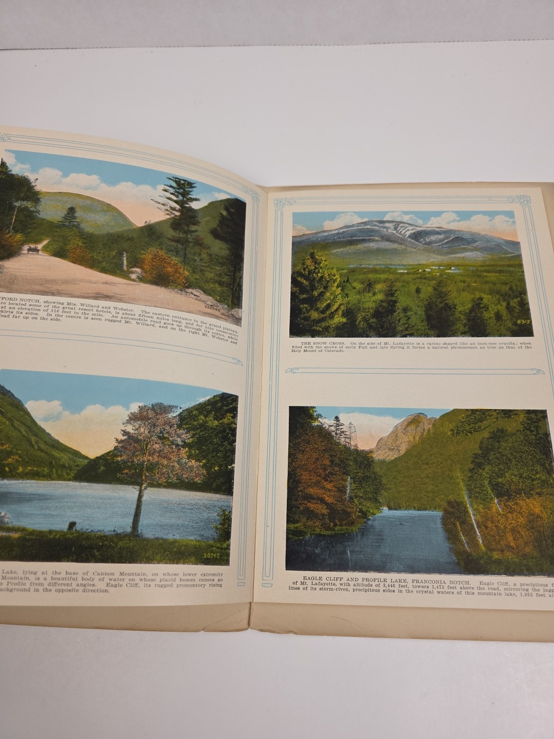 The White Mts Of N.H. Switzerland Of America Souvenir And Guide Book Vintage
