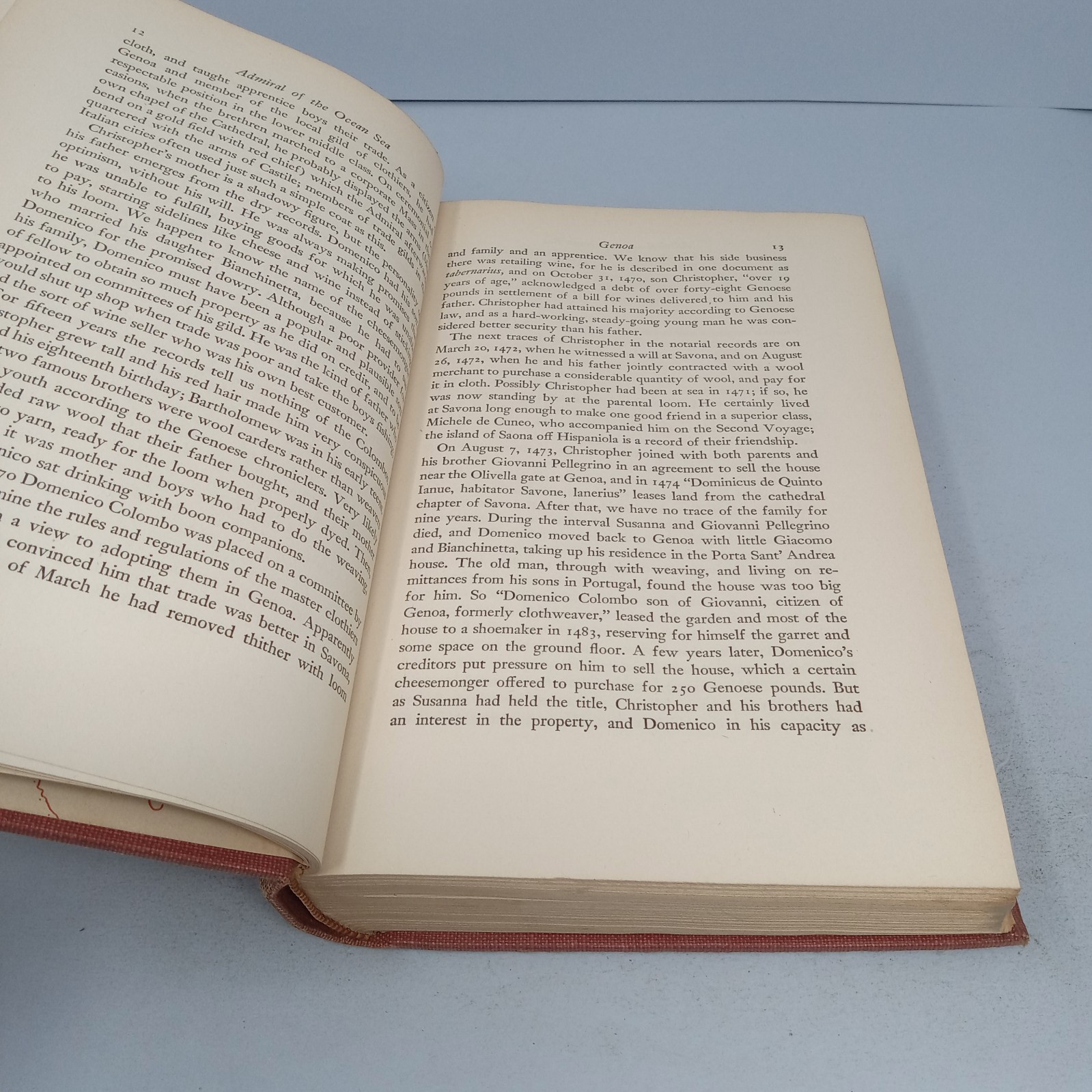 Admiral of the Ocean Sea: A Life of Christopher Columbus by Samuel Eliot Morison