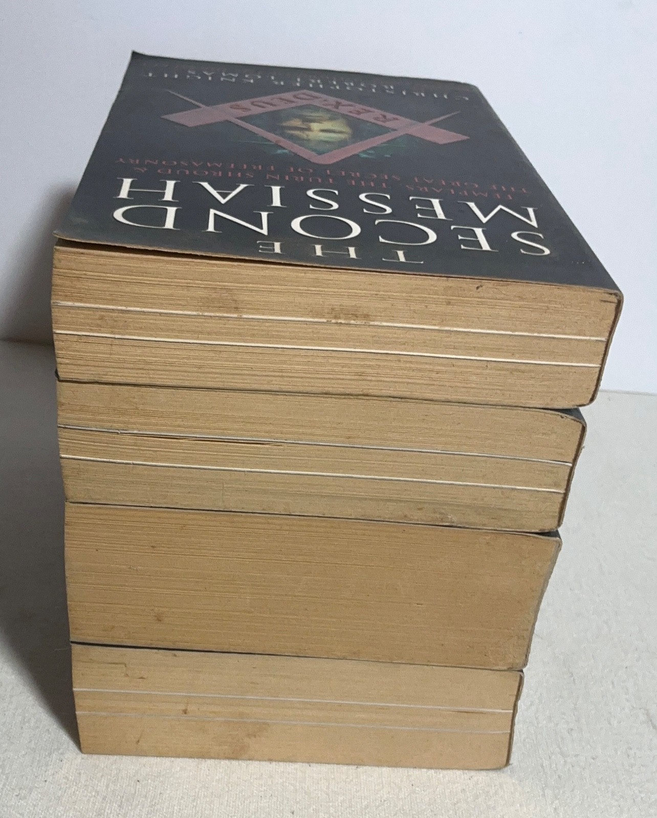 4 books freemansonry Templars Christopher Knight Imports 1990s early 2000s