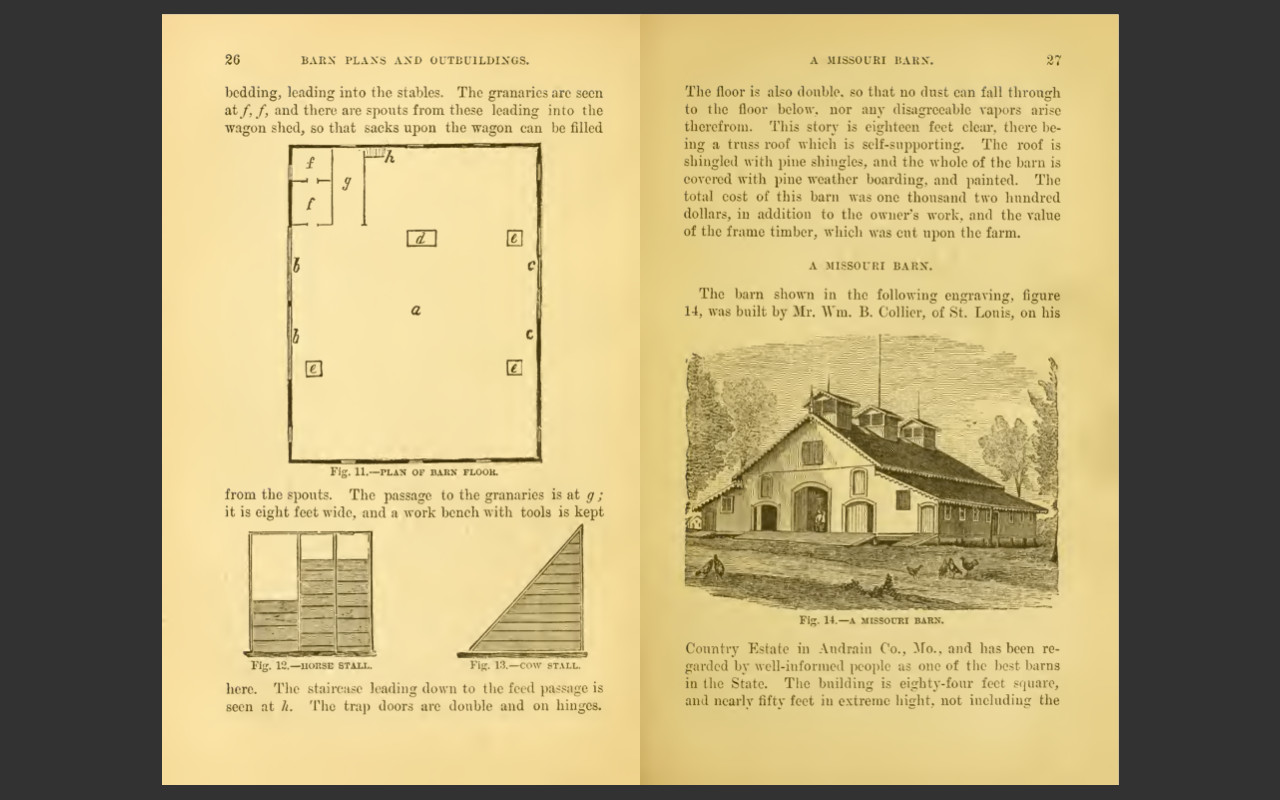 Barn Plans and Outbuildings: 257 Illustrations (1881 Edition) PDF E-Book CD-ROM