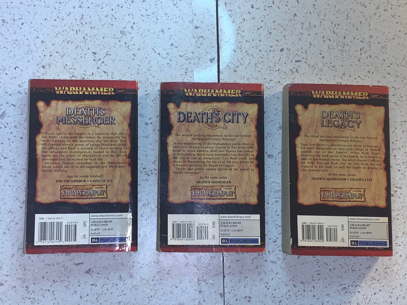 Complete – Blood on the Reik Trilogy – Warhammer paperbacks