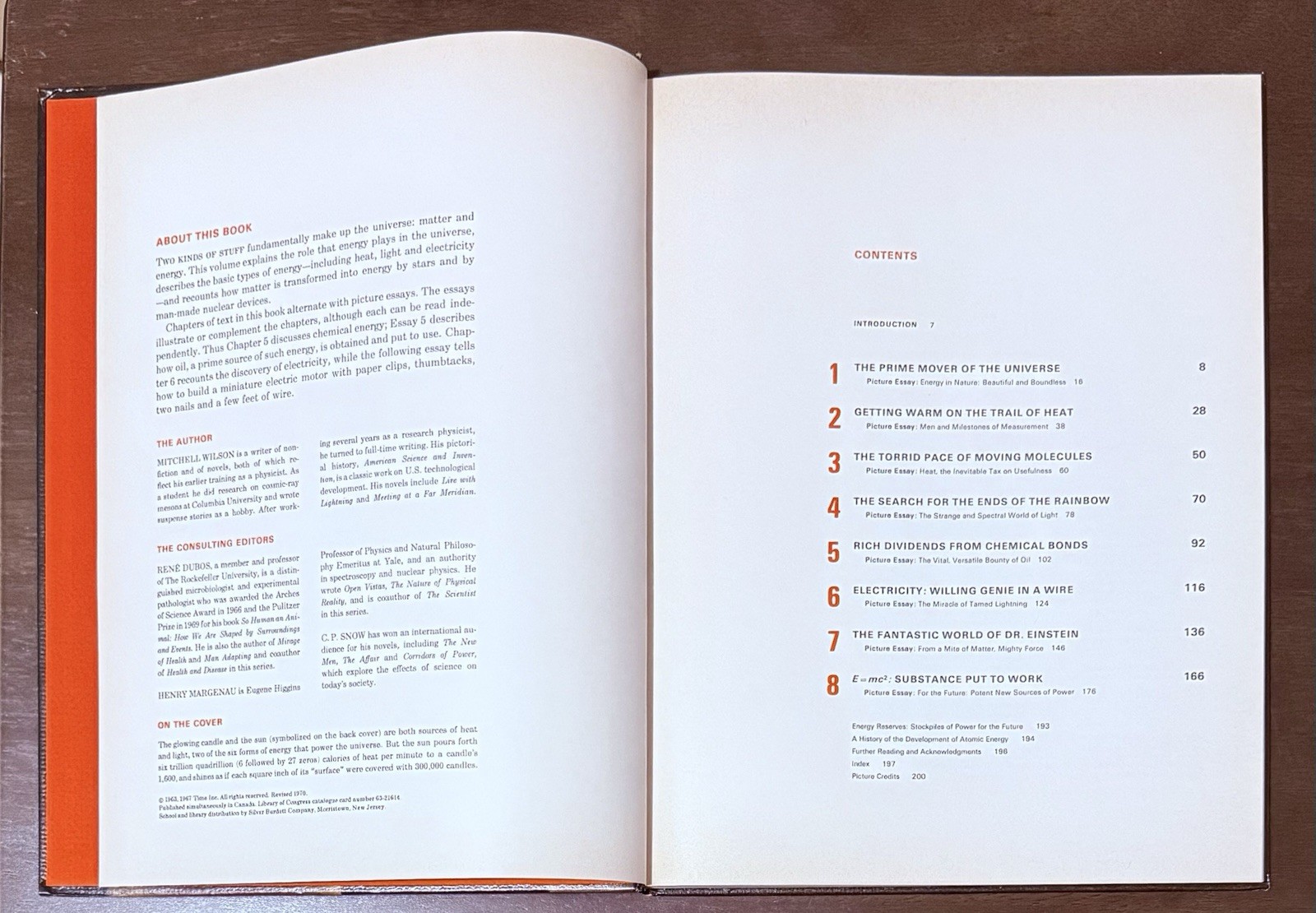 Energy by Mitchell Wilson, Time Life Science Library. Fantastic Learning Info