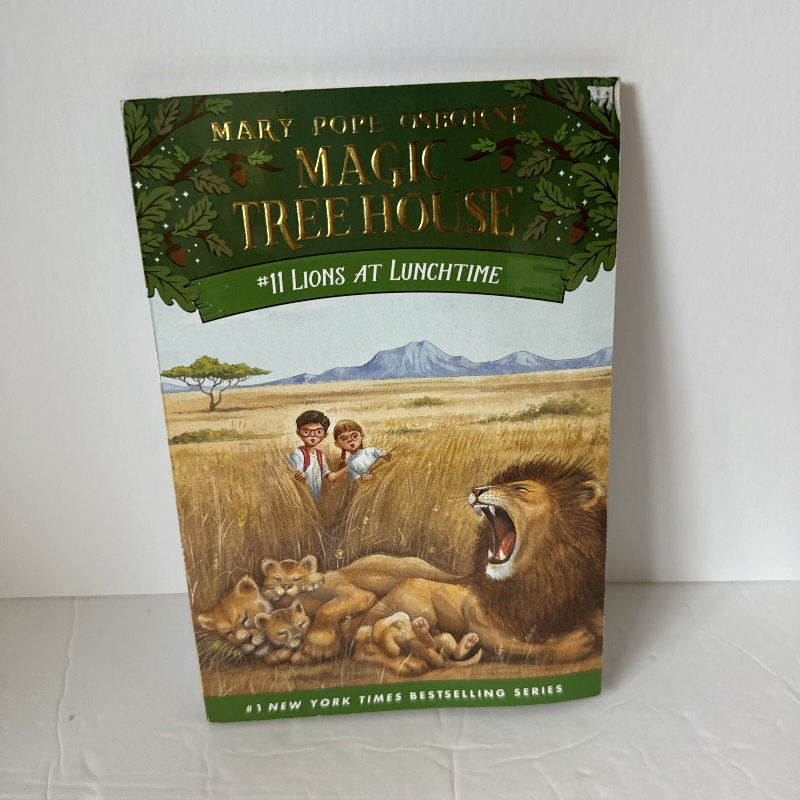 Lions at Lunchtime; Magic Tree Ho- Mary Pope Osborne paperback, new