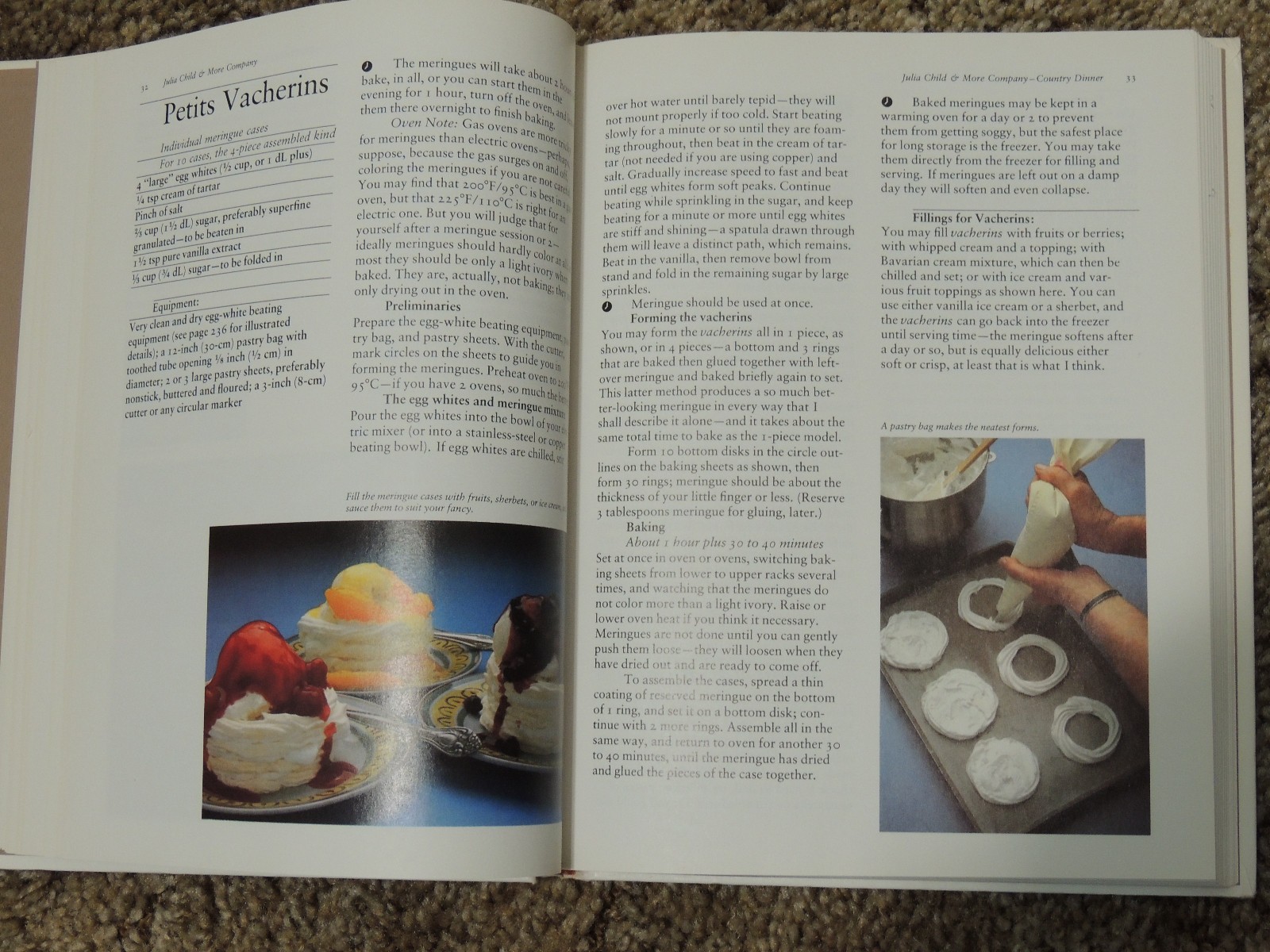 Julia Child & More Company Cookbook 1979 First Edition