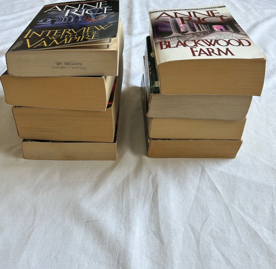 Lot of 8 Anne Rice Horror Fantasy Books Vampire Chronicles Witching Hour