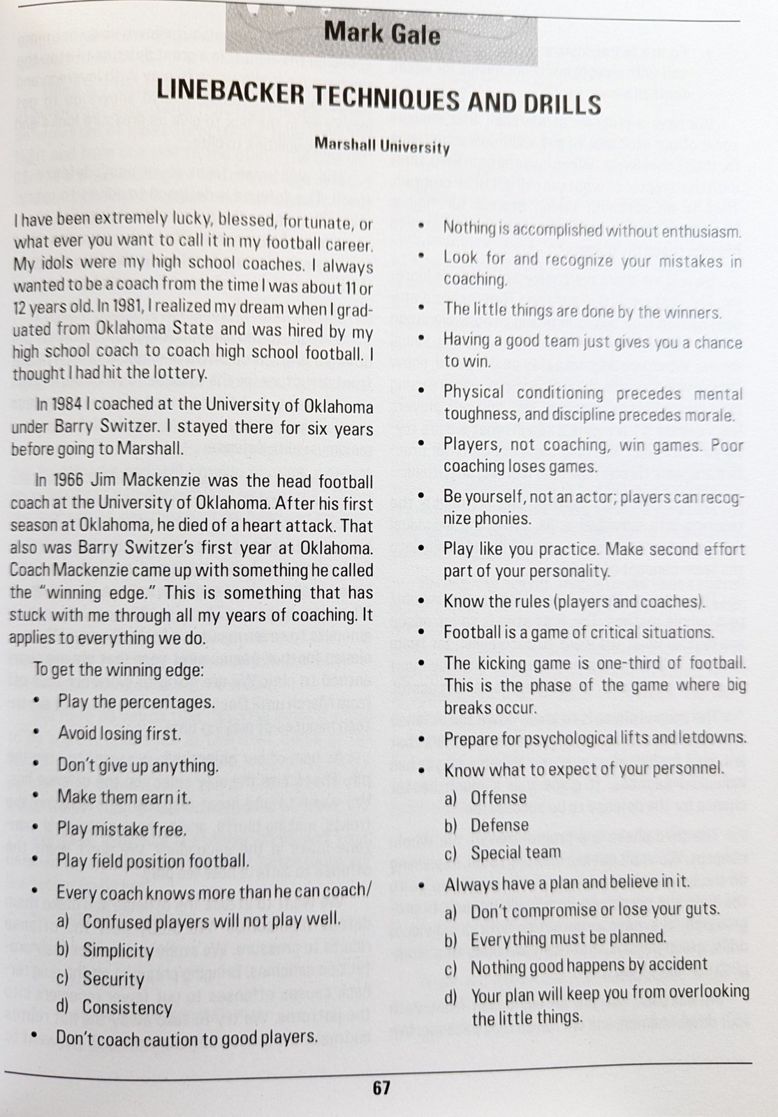 2004 Coach of the Year Clinics Football Manual Coaching Book