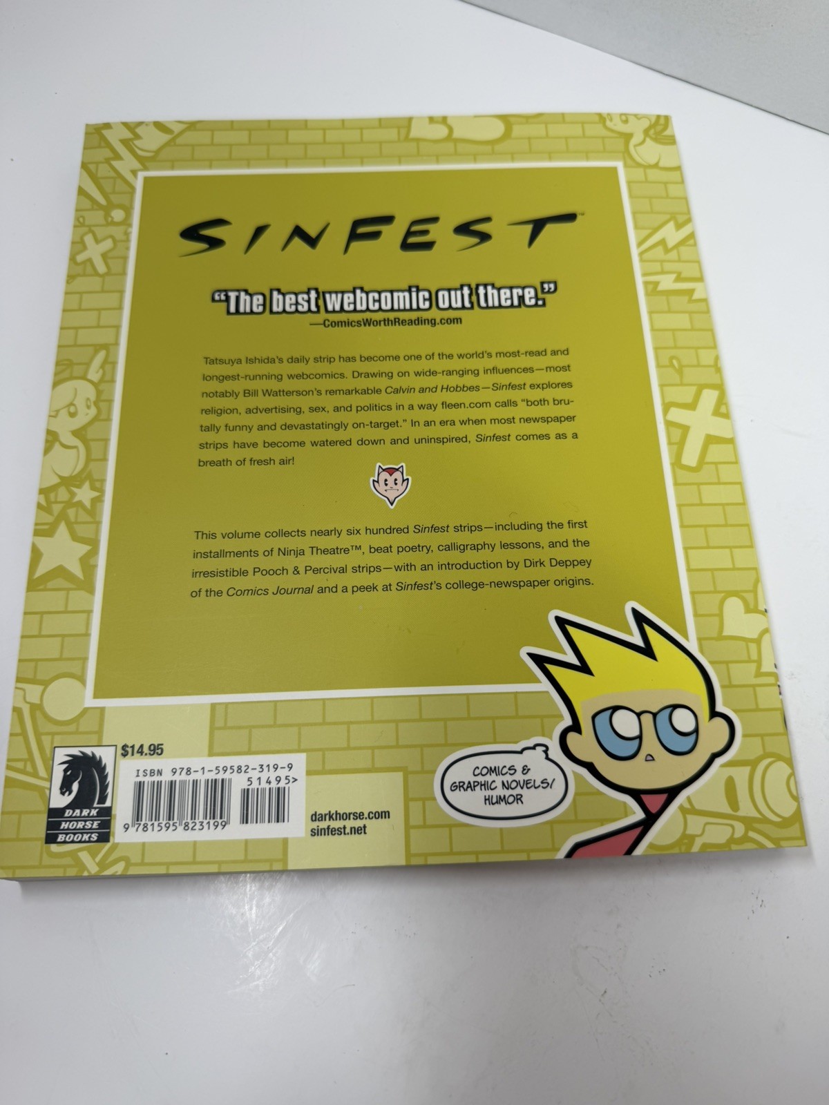 Sinfest by Tatsuya Ishida Volume 1 Dark Horse Books Webcomic First edition 2009