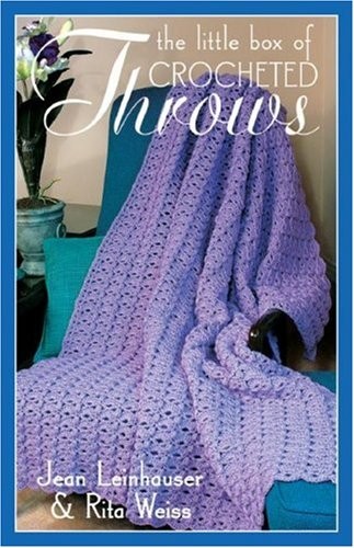 LITTLE BOX OF CROCHETED THROWS By Jean Leinhauser & Rita Weiss *Mint Condition*