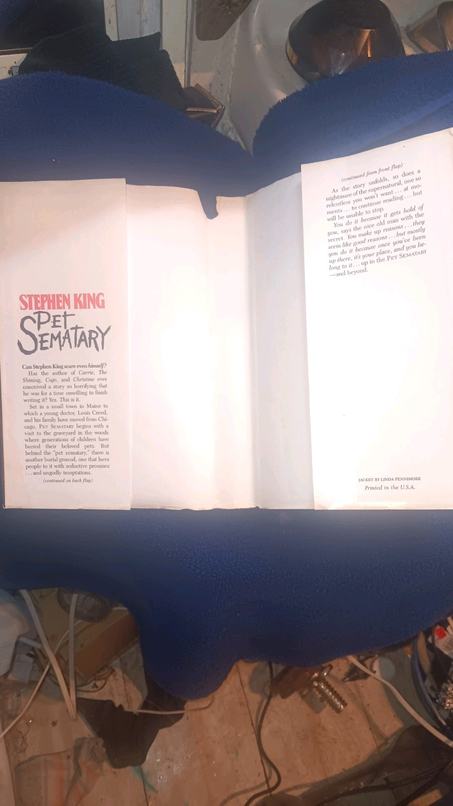 Pet Sematary by Stephen King – Hard Back. 1983 By Doubleday Publishing 374 Pages