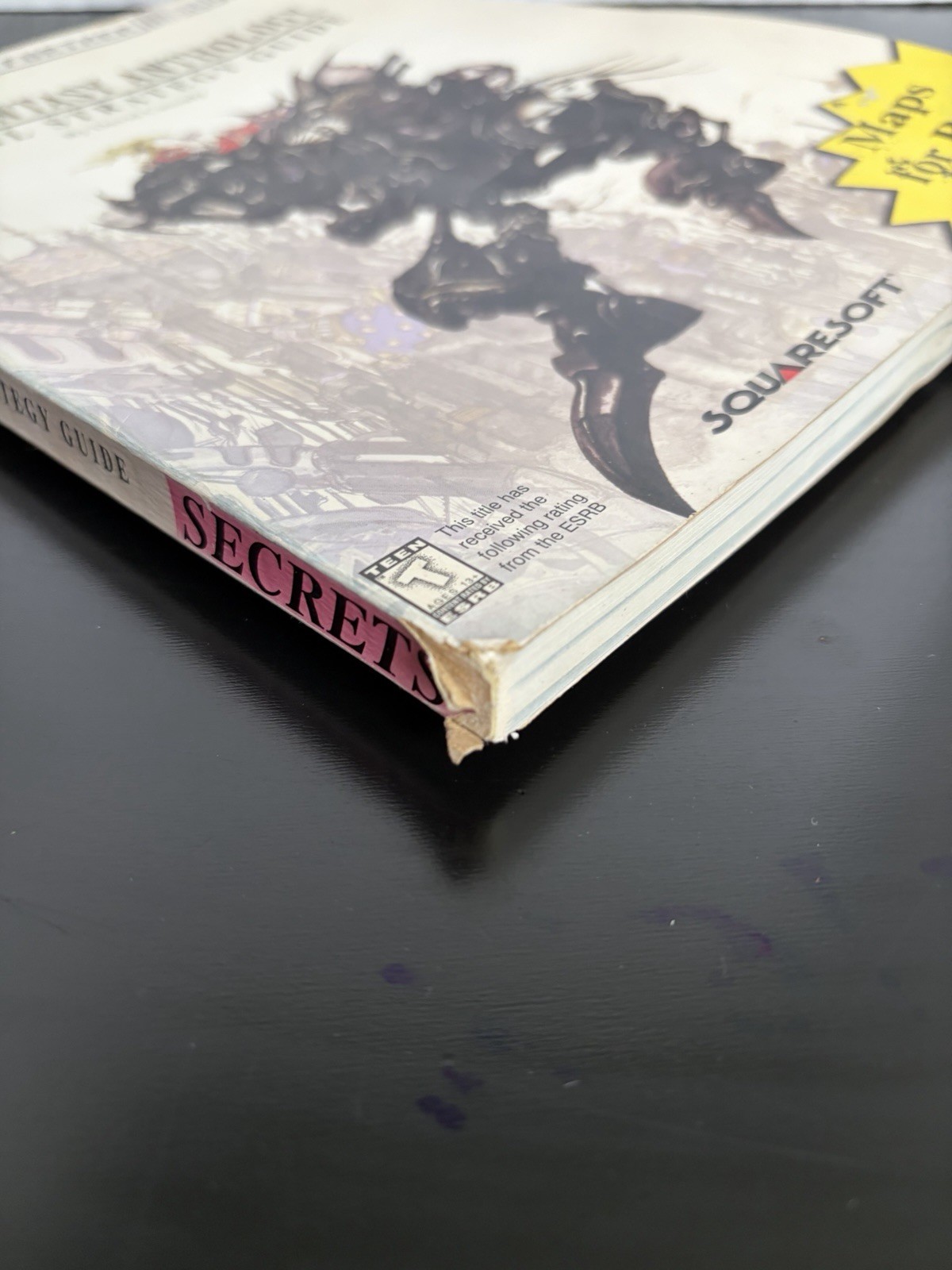 Final Fantasy Anthology Walkthrough Brady Games Strategy Guide Water Damage