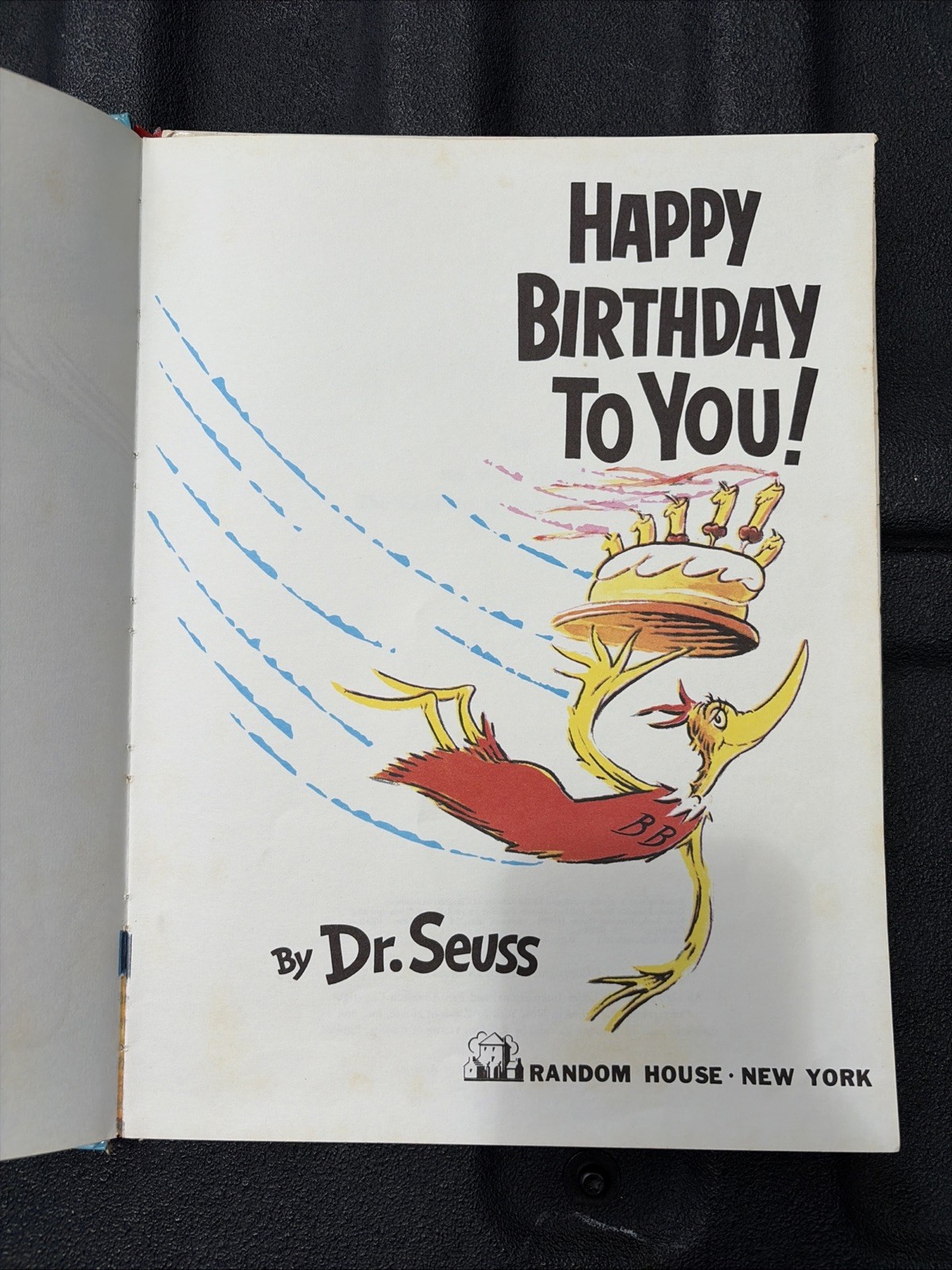 DR SUESS Vintage Book HAPPY BIRTHDAY TO YOU! Hardcover 1959