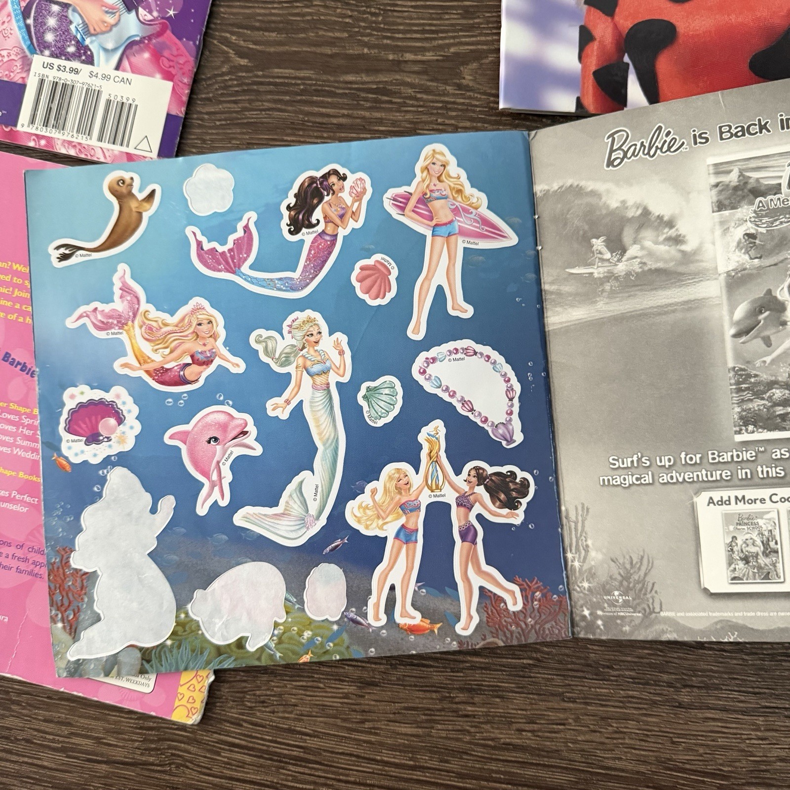 Barbie Book Lot 14 Fairytopia Mermaid Tale Golden Books Step Reading