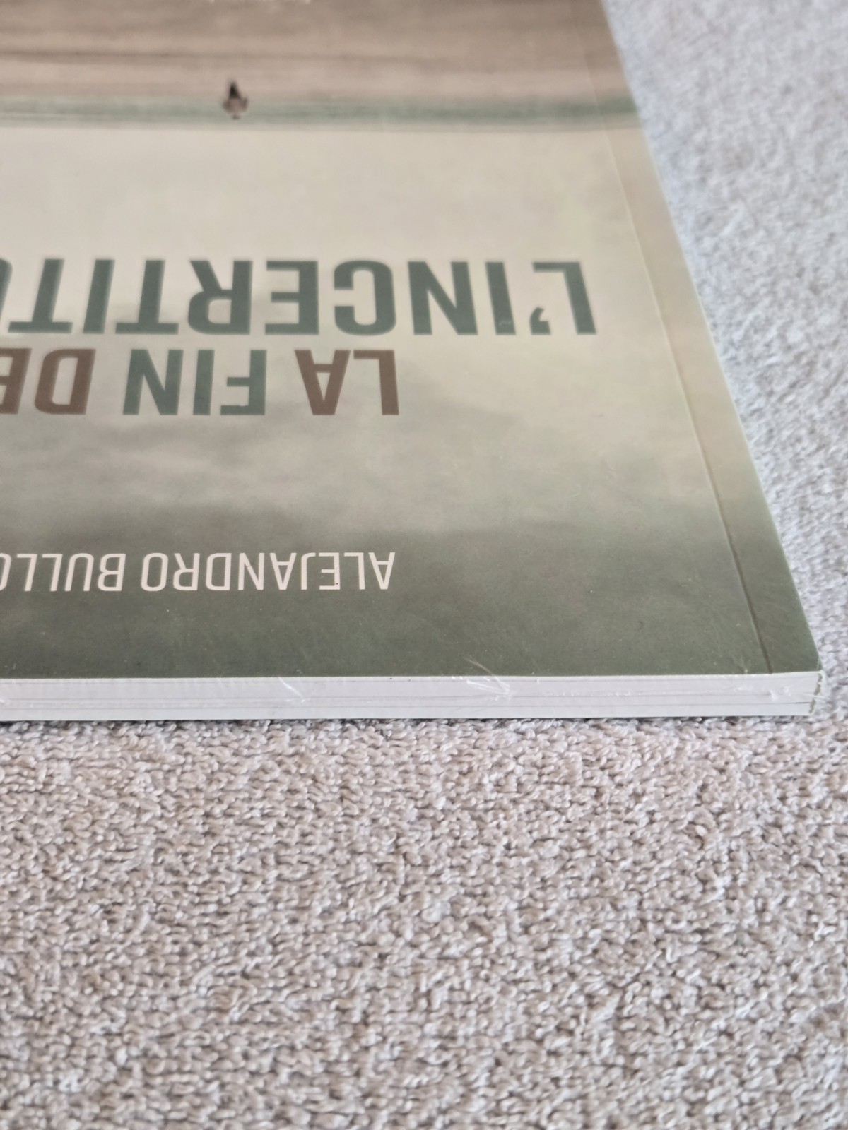 La Fin De L’Incertitude Alejandro Bullon The End Of Uncertainty Brand New Sealed