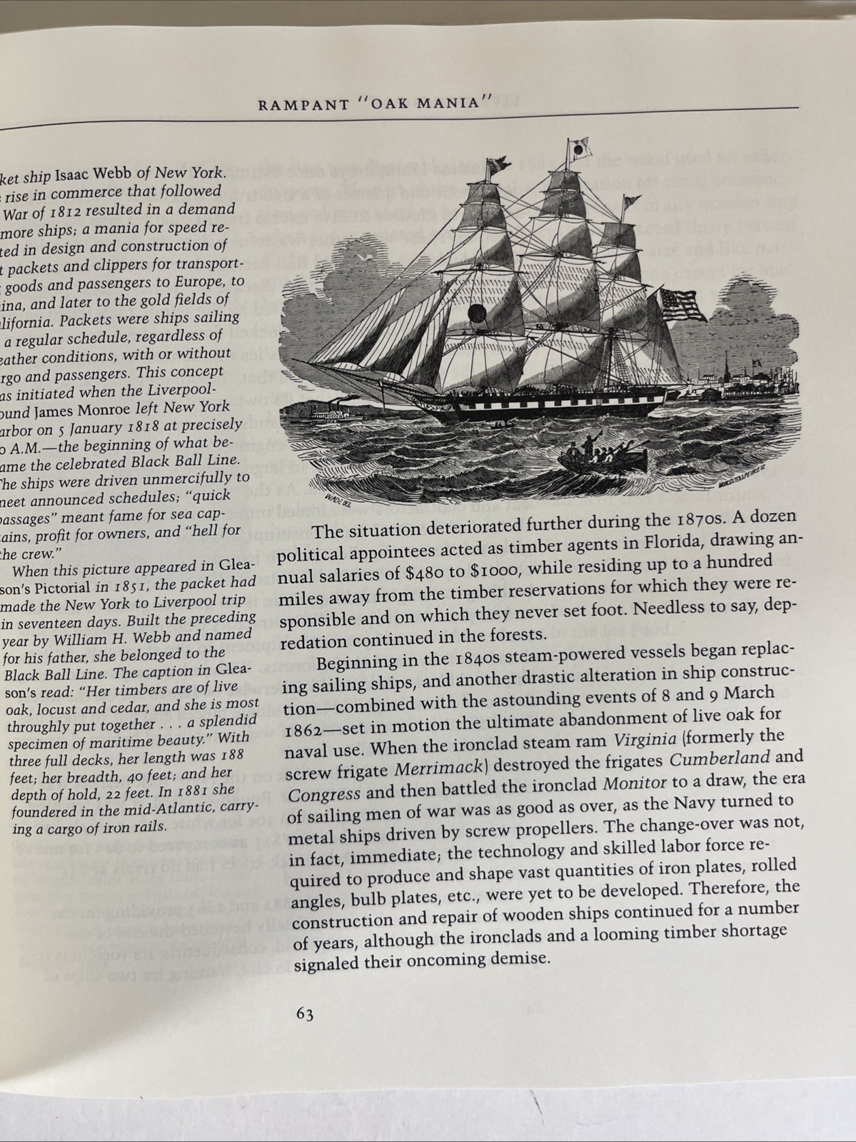 Live Oaking: Southern Timber for Tall Ships by Virginia Steele Wood