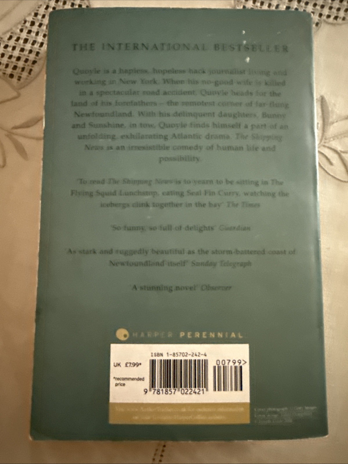 The Shipping News: By Annie Proulx (Pulitzer Prize)