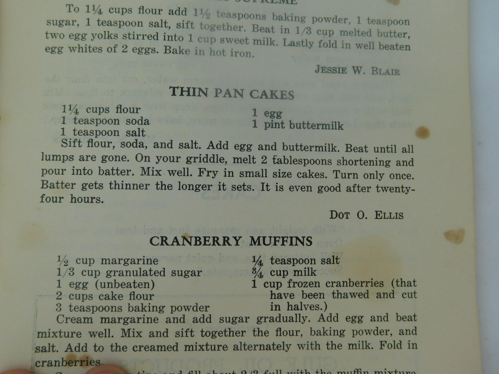 What’s Cookin’? 1948 1st ED. Winston-Salem Woman’s Club Cookbook