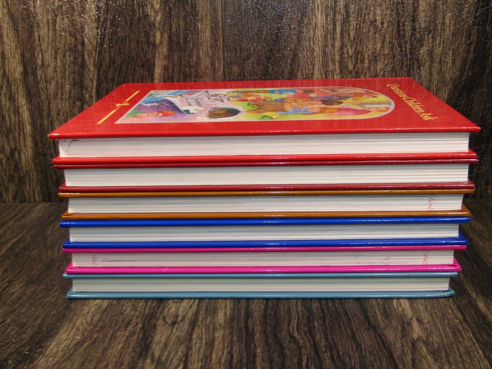 Vintage 1996 Child Horizons 6 Hard Book Lot Home Schooling Educational Readers