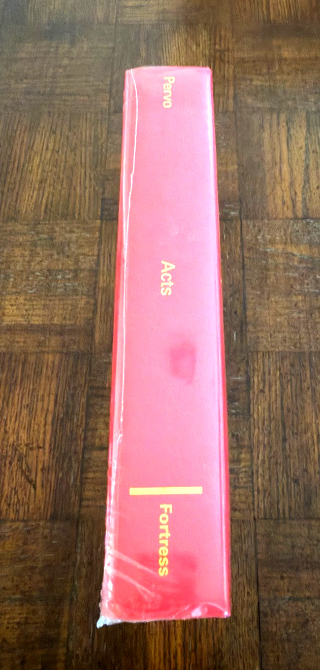 BRAND NEW Hermeneia Series “Acts” by Richard I. Pervo 800 pages Hardcover 2008