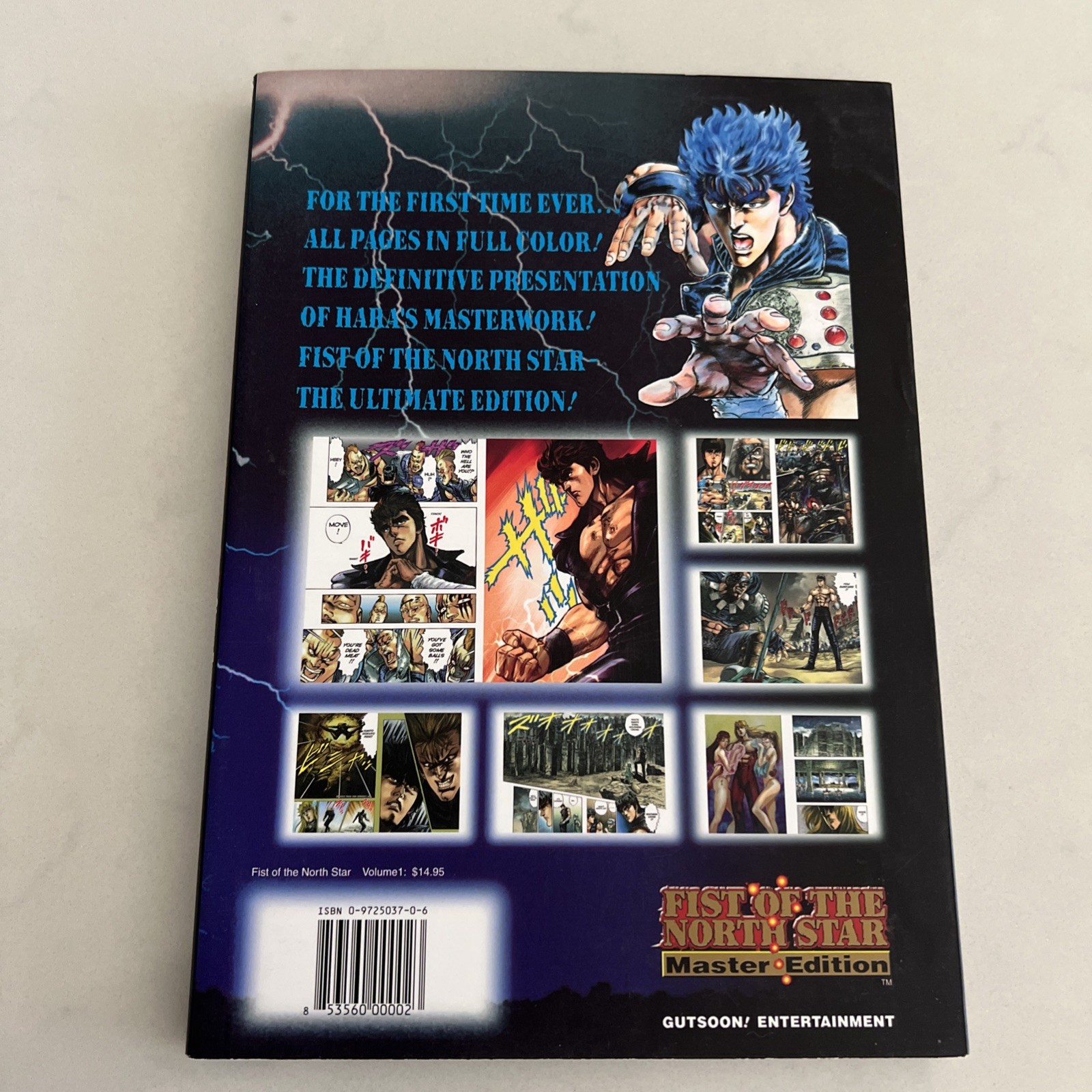Vintage 2003 Raijin Comics Fist of the North Star Master Edition Vol 1 Color