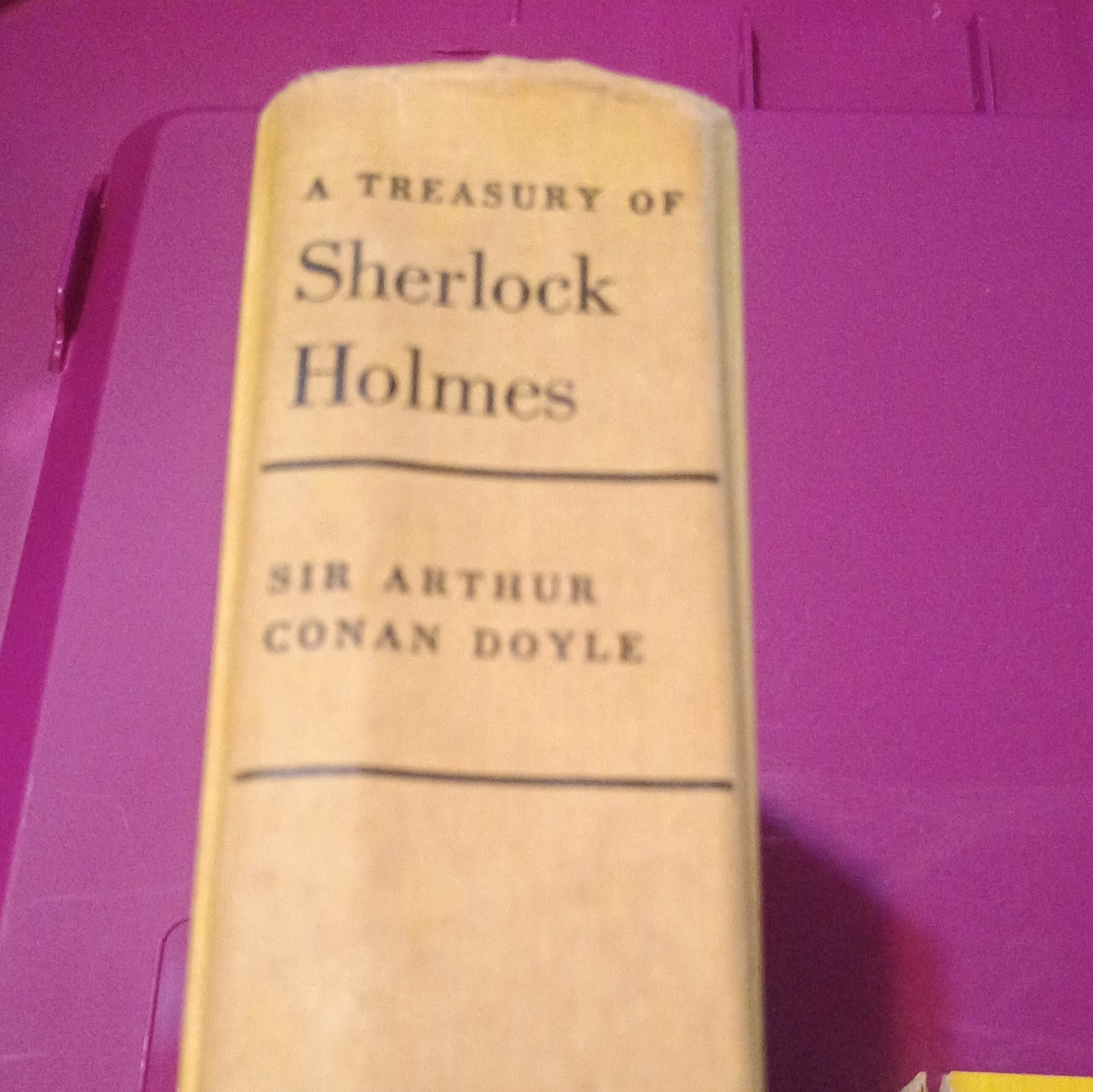 Sir Arthur Conan Doyle A Treasury of Sherlock Holmes HC English Mystery Fiction