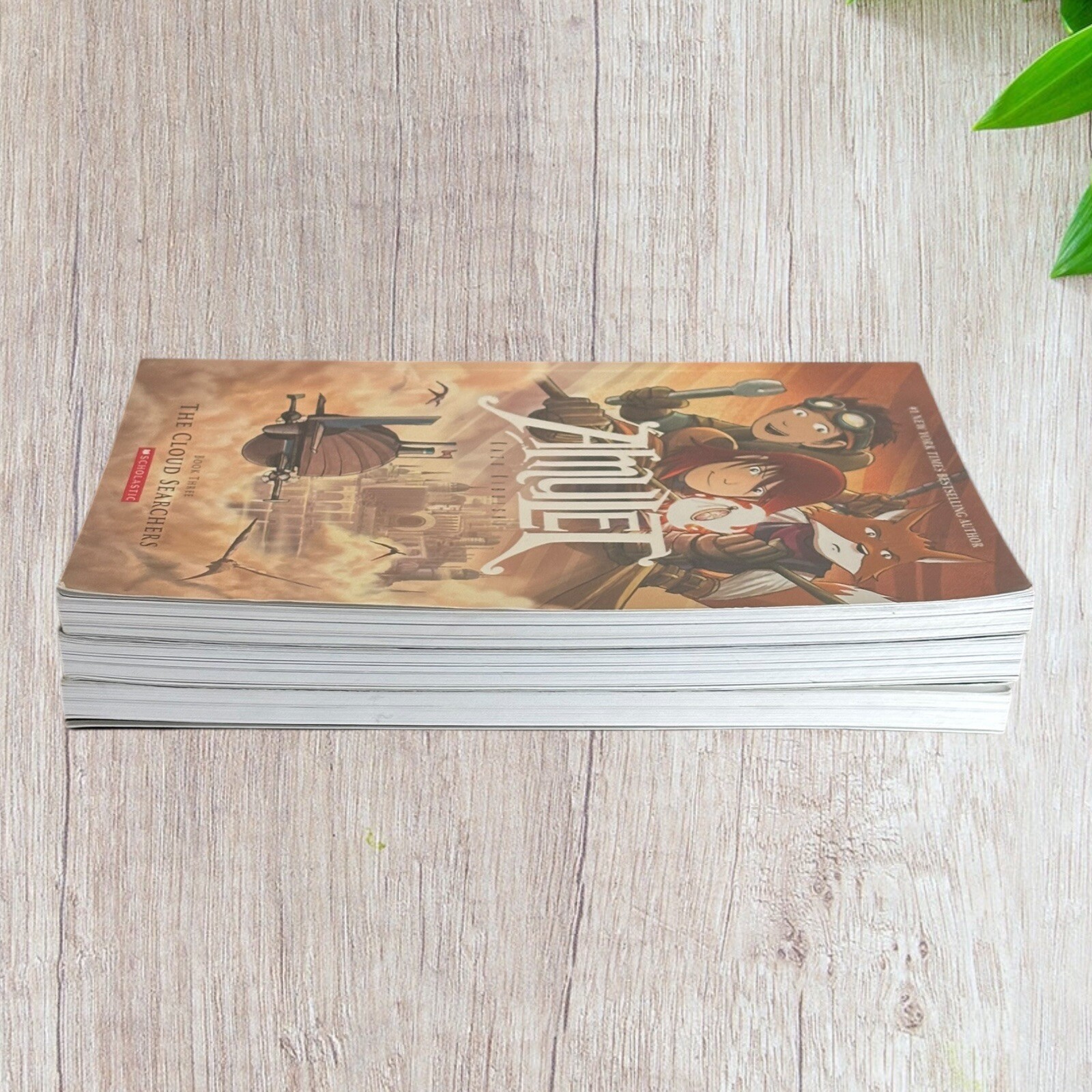 Amulet Books Series by Kazu Kibuishi Graphic Novels Preowned VGC Books 1, 2, 3