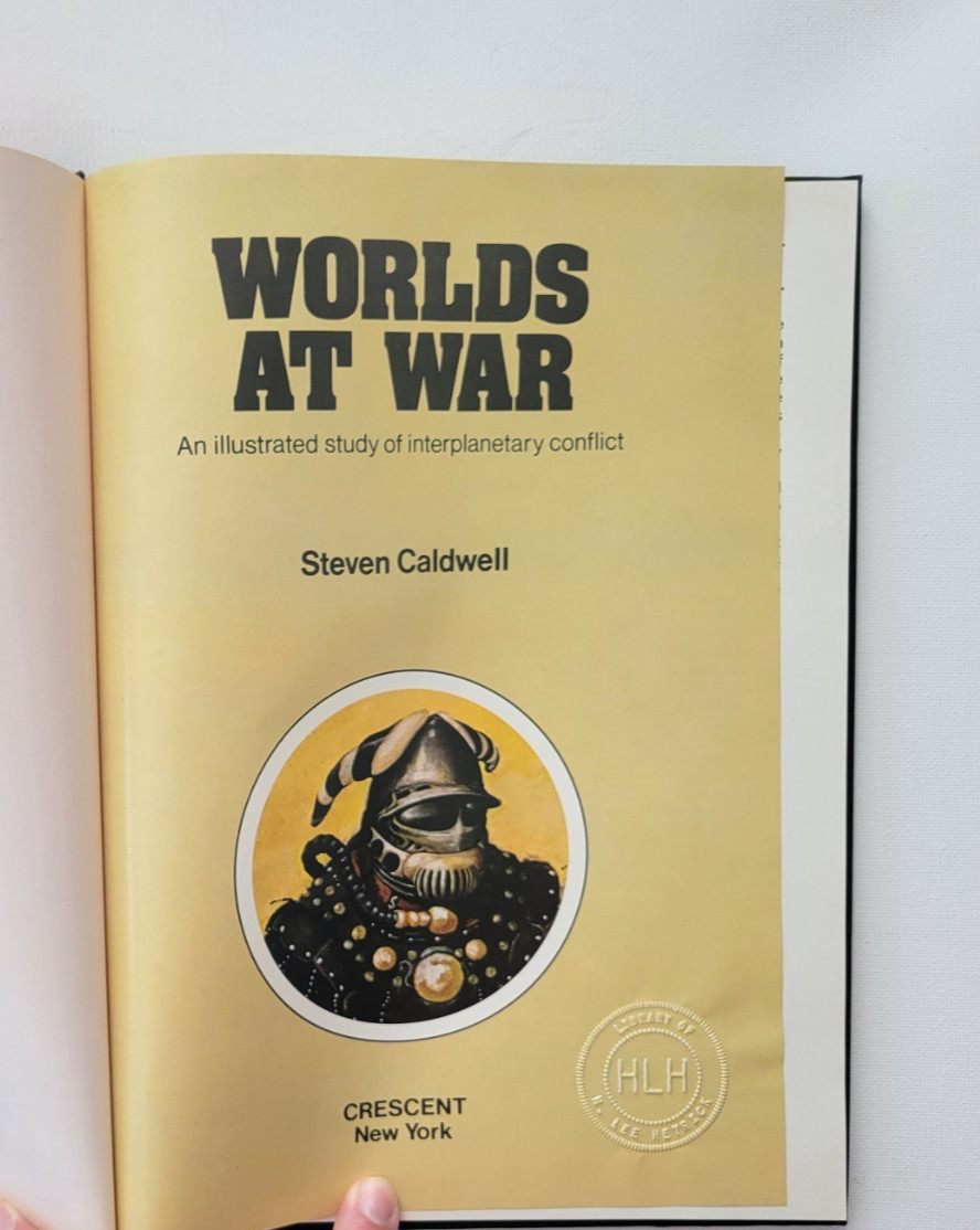 Worlds At War by Steven Caldwell, 1980 Crescent Books HC-DJ