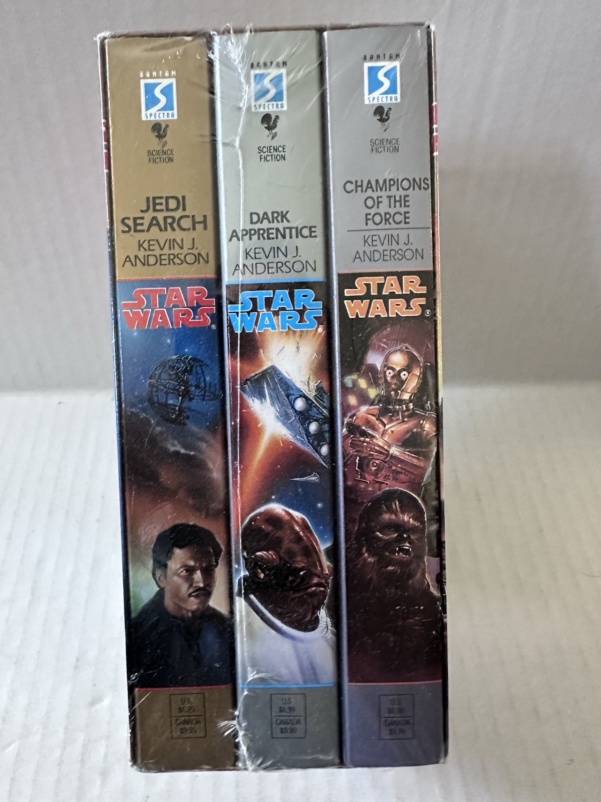 Vtg Star Wars The Jedi Academy Trilogy Complete Box Set Sealed Kevin J Anderson