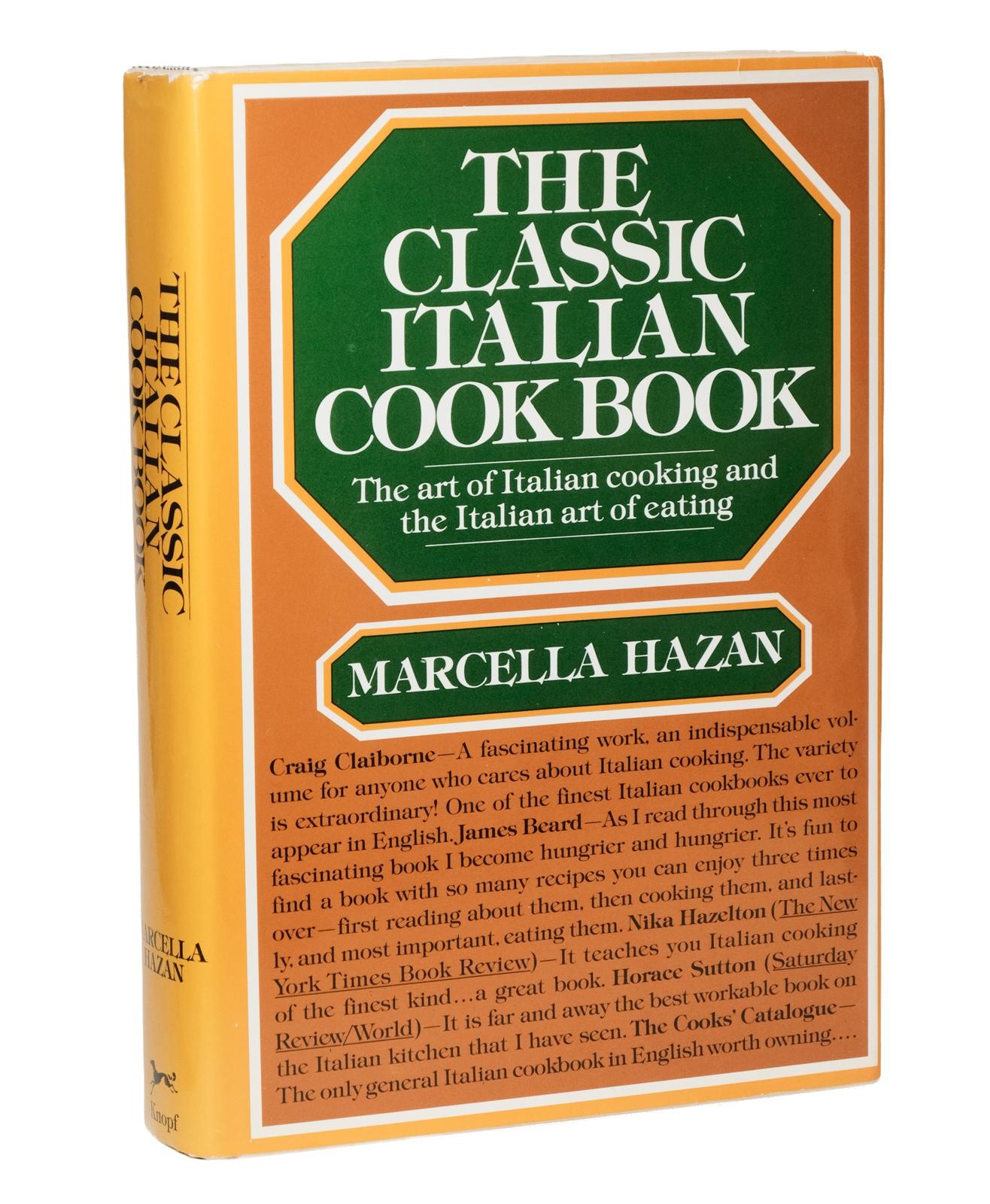 Hazan, Marcella THE CLASSIC ITALIAN COOK BOOK 1976 1st Knopf Edition