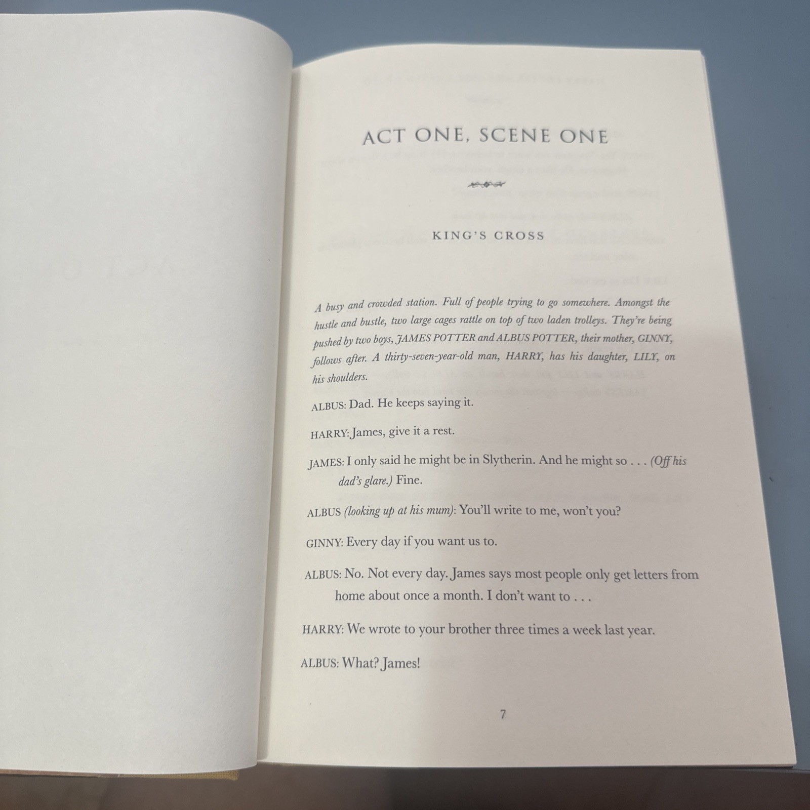 Harry Potter and the Cursed Child, Parts 1 & 2, Special Rehearsal Edition Sc…
