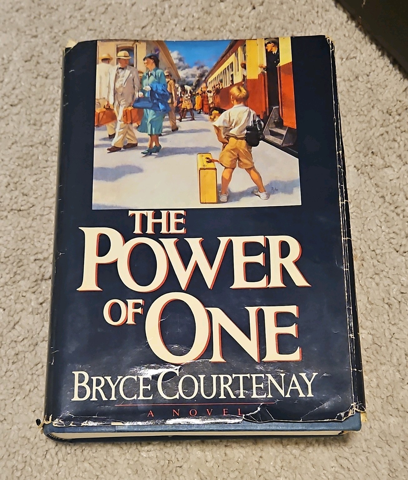 The Power of One by Bryce Courtenay (1989, Hardcover w/ Dust Jacket) BOMC Edtn.