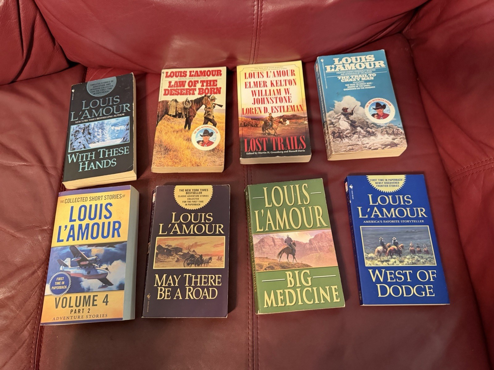 Louis L’Amour Lot of 8 Western Paperbacks Good Condition Will Separate