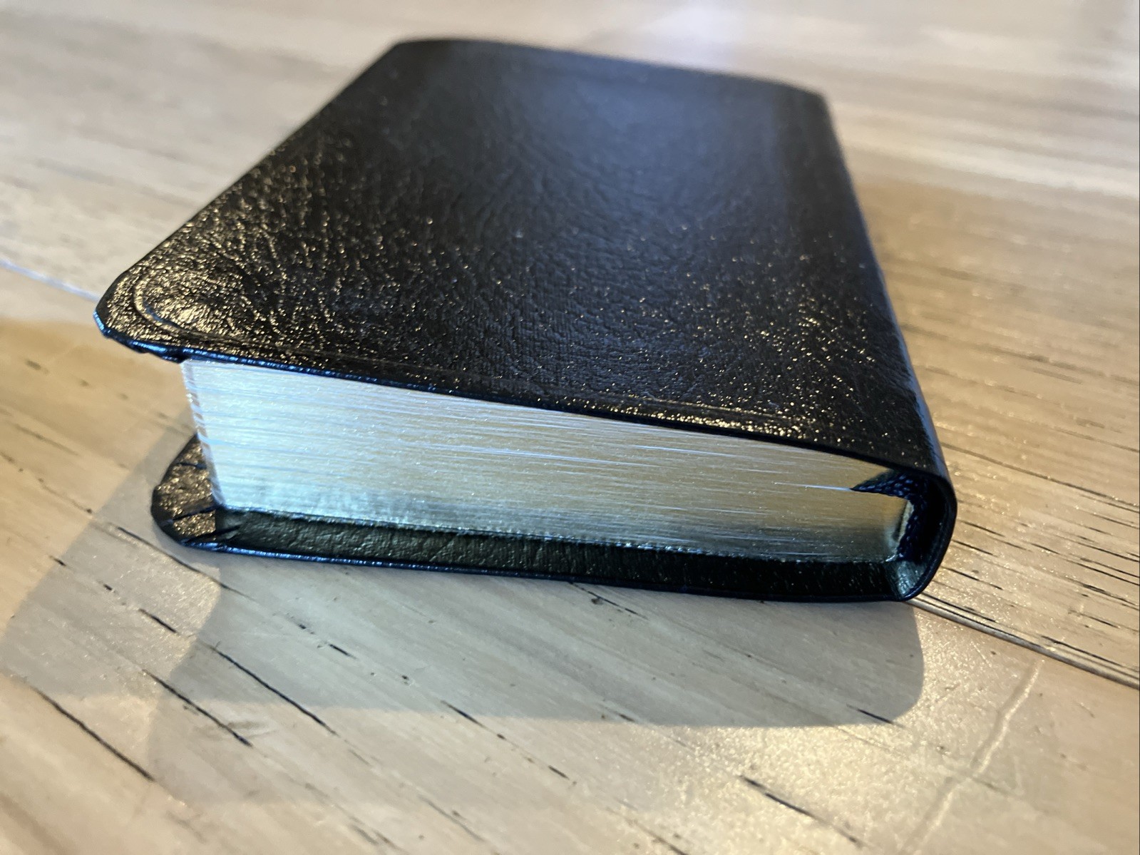 Vintage World Pocket New Testament Psalms Bible KVJ Genuine Bonded Leather M89