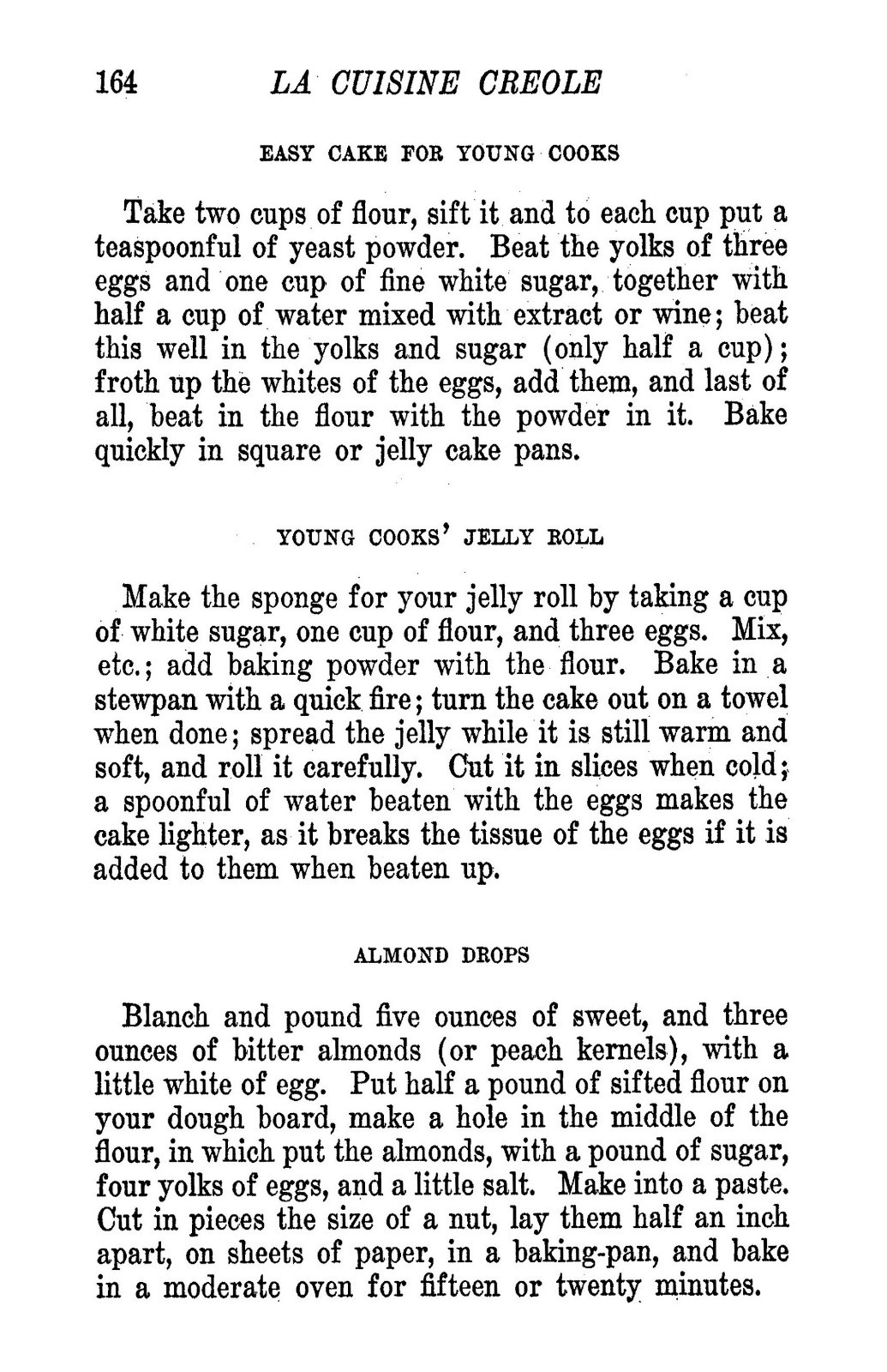 1885 LA Cuisine Creole Vintage Cook Book 271 Pages